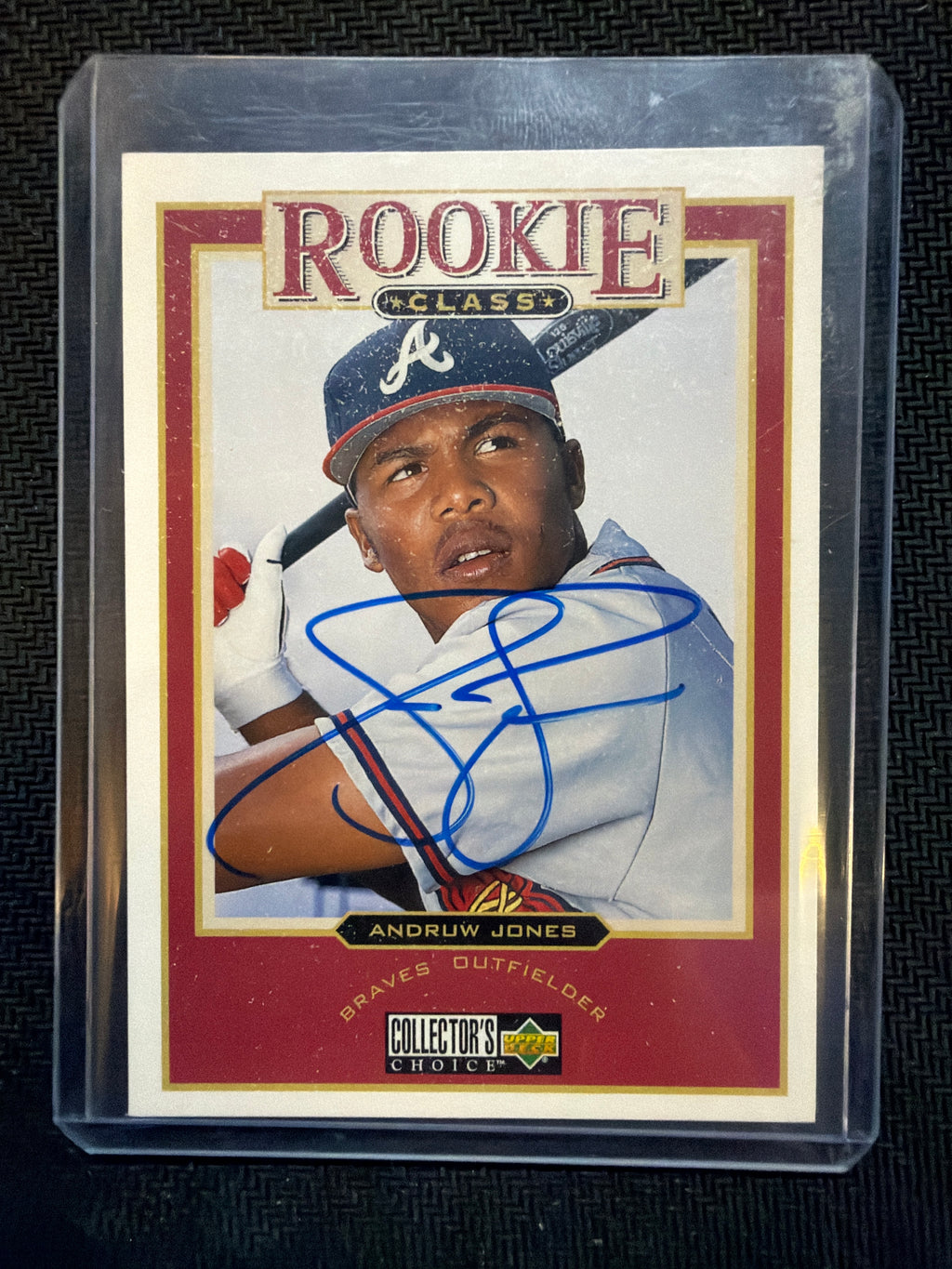 1997 Upper Deck Collector's Choice Andruw Jones Rookie Class Auto Braves