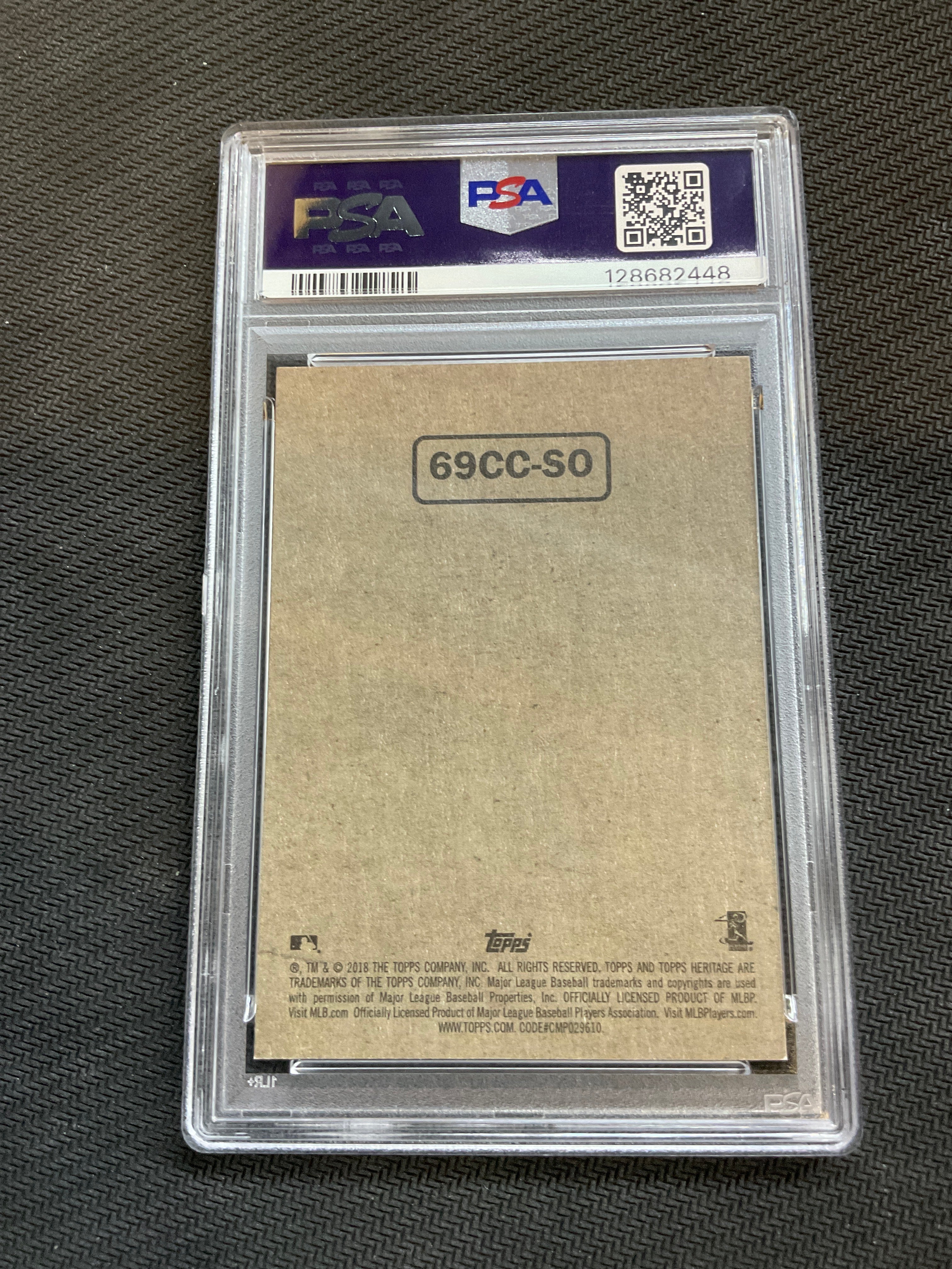 2018 Topps Heritage Shohei Ohtani 1969 Collector Cards Rookie PSA 10 Angels