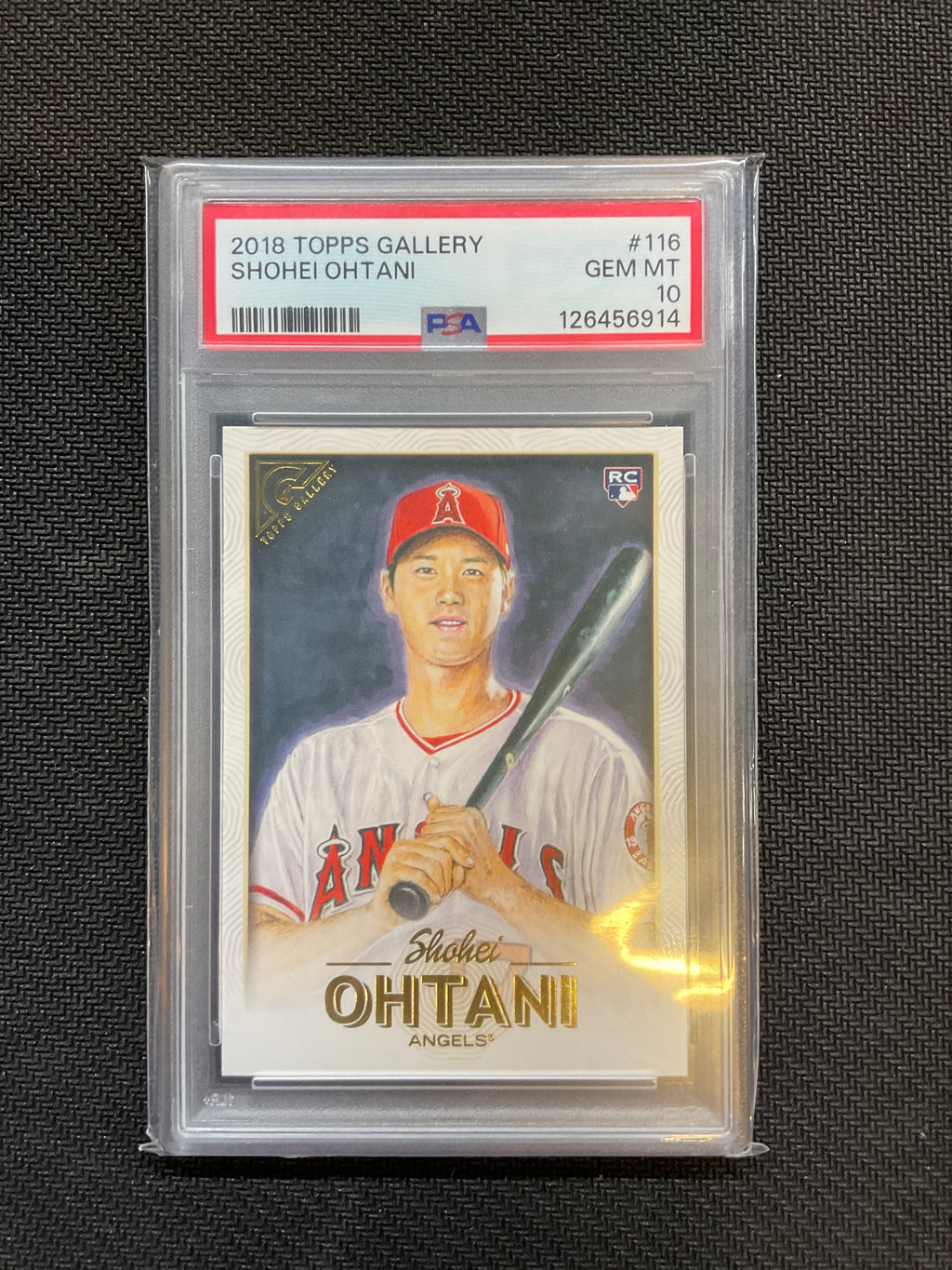 2018 Topps Gallery Shohei Ohtani Rookie PSA 10 Angels