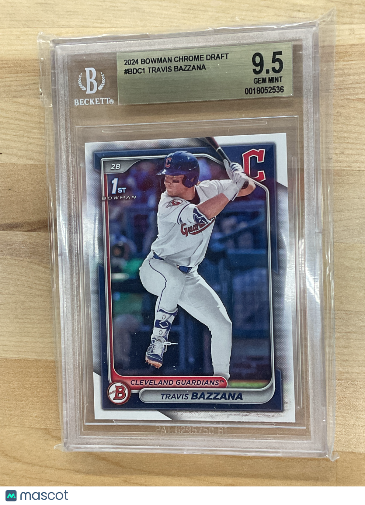 2024 Bowman Draft Travis Bazzana Rookie BGS 9.5 1st