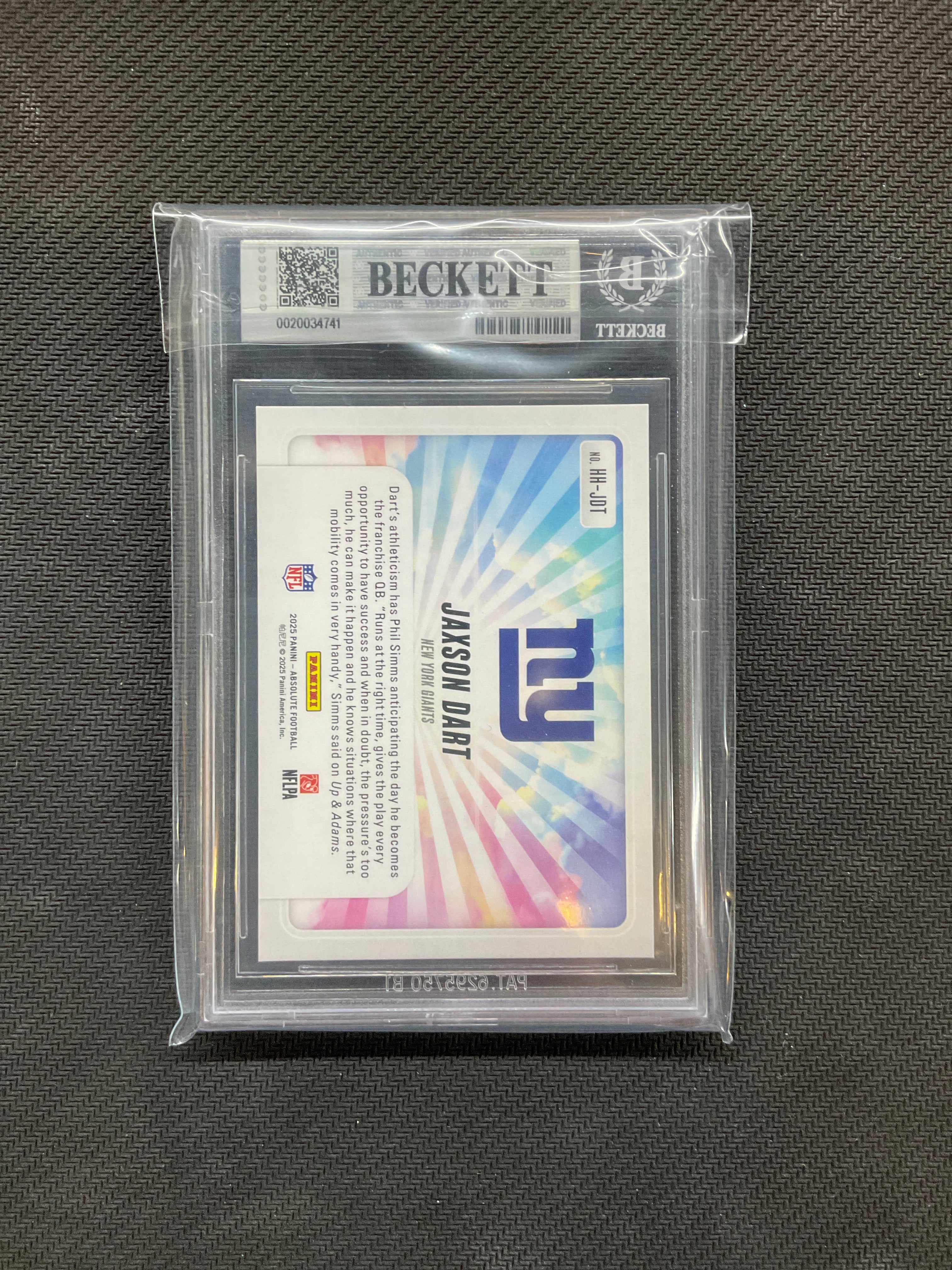 2025 Absolute Jaxson Dart Hog Heaven BGS 9