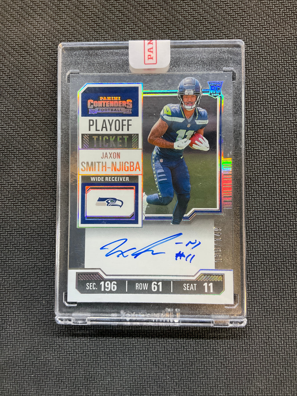 2023 Contenders Jaxon Smith-Njigba Rookie Auto /149 Seahawks