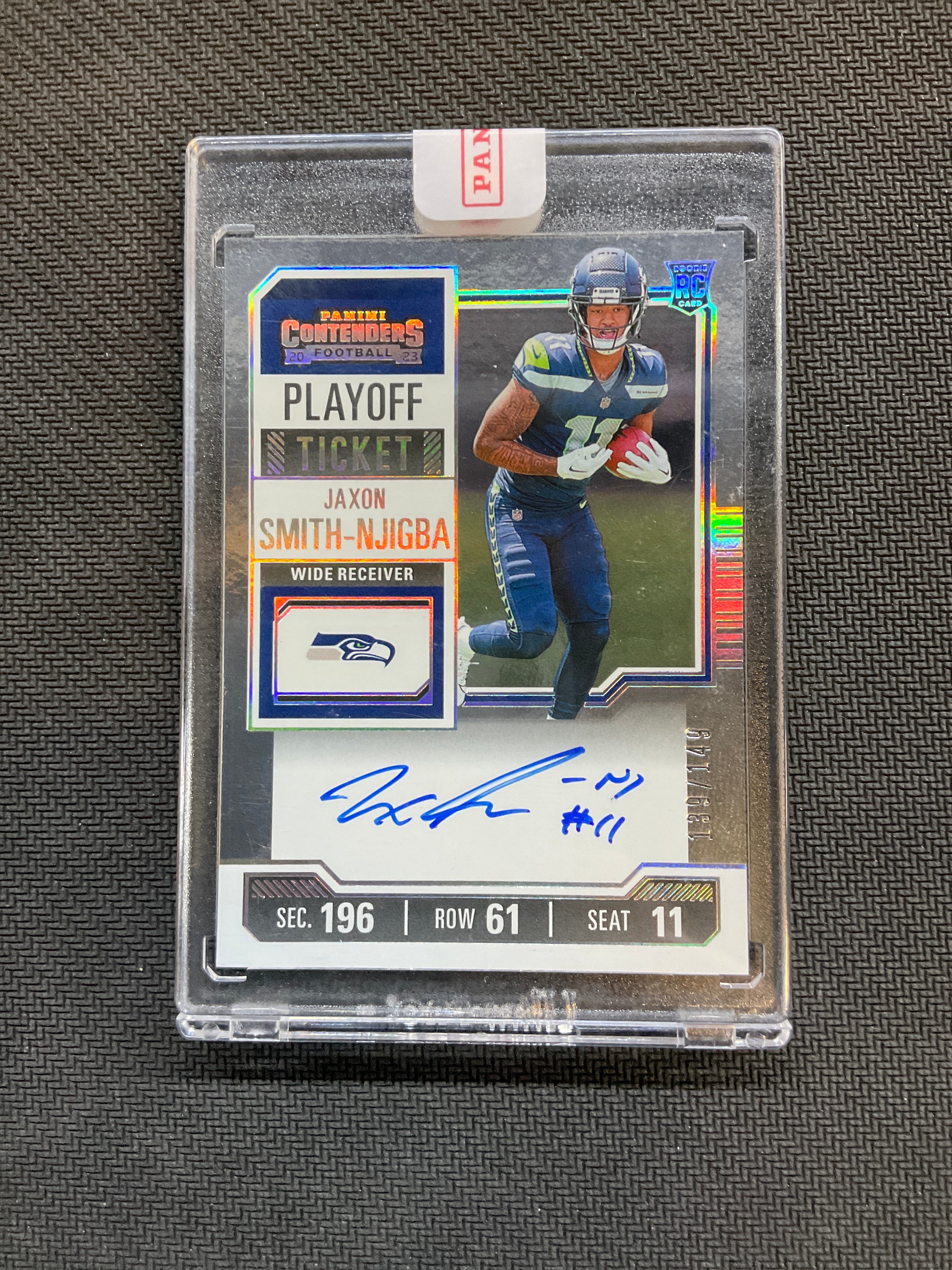 2023 Contenders Jaxon Smith-Njigba Rookie Auto /149 Seahawks