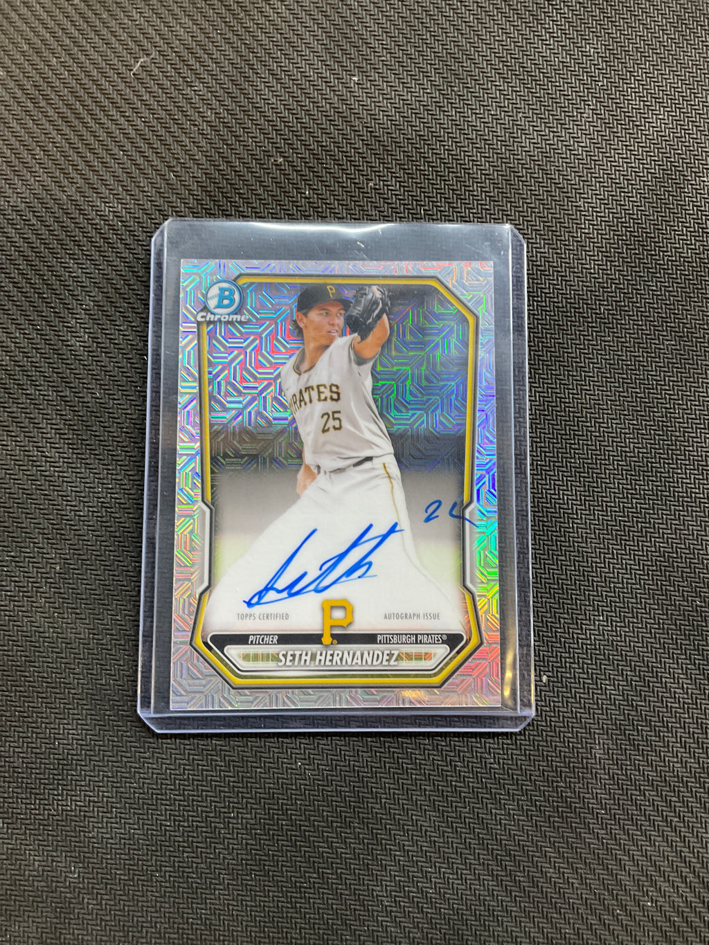 2026 Bowman Chrome Seth Hernandez Mega Box Mojo Auto Pirates