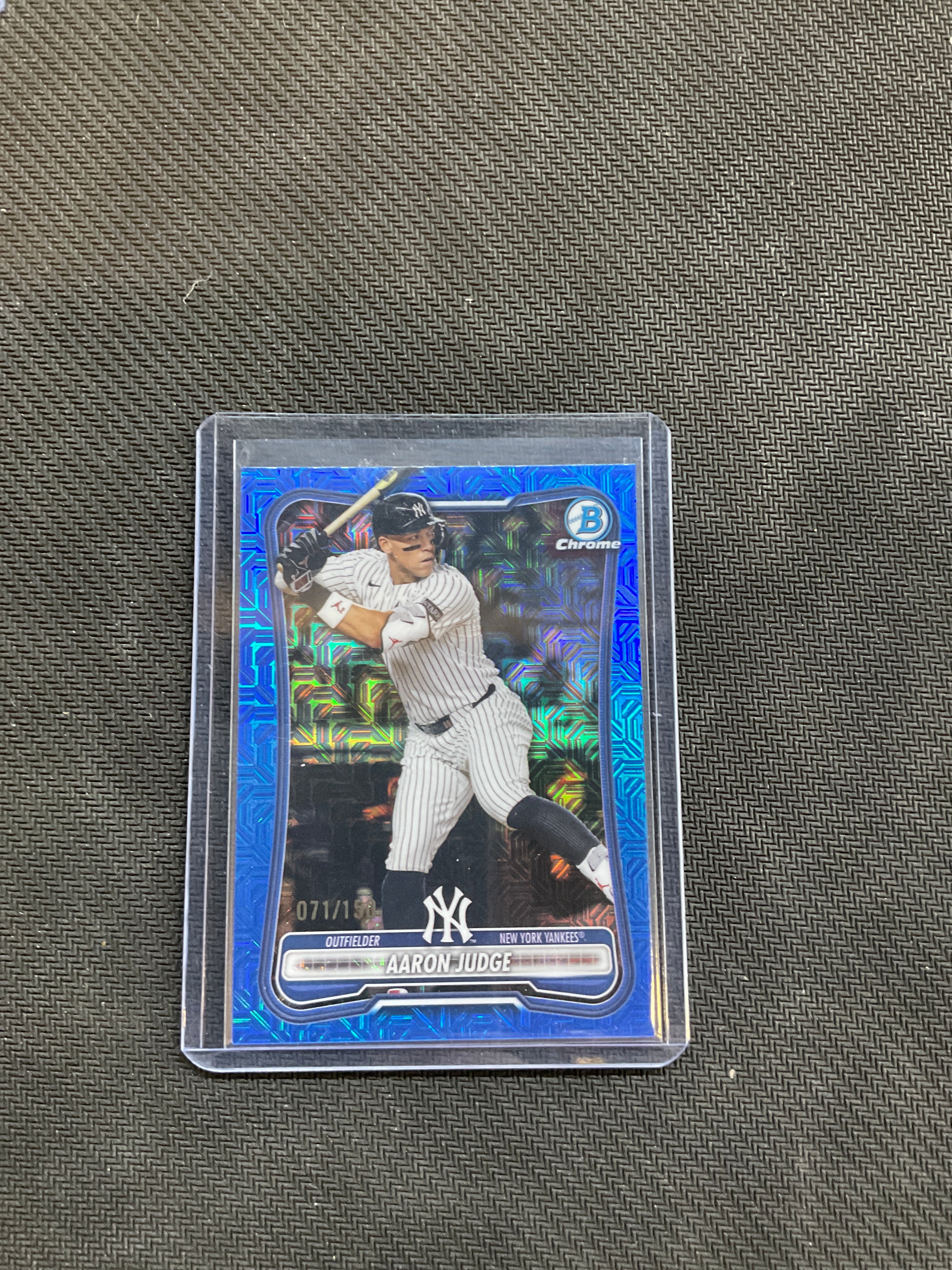 2026 Bowman Chrome Aaron Judge Mega Box Blue Mojo /150 Yankees