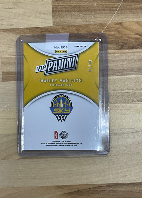2025 The National VIP Hailey Van Lith Red Ice /99 Rookie