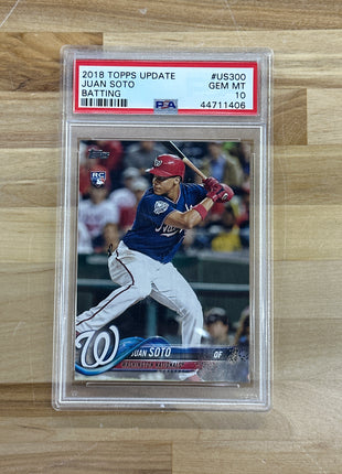 2018 Topps Update Juan Soto PSA 10 Rookie