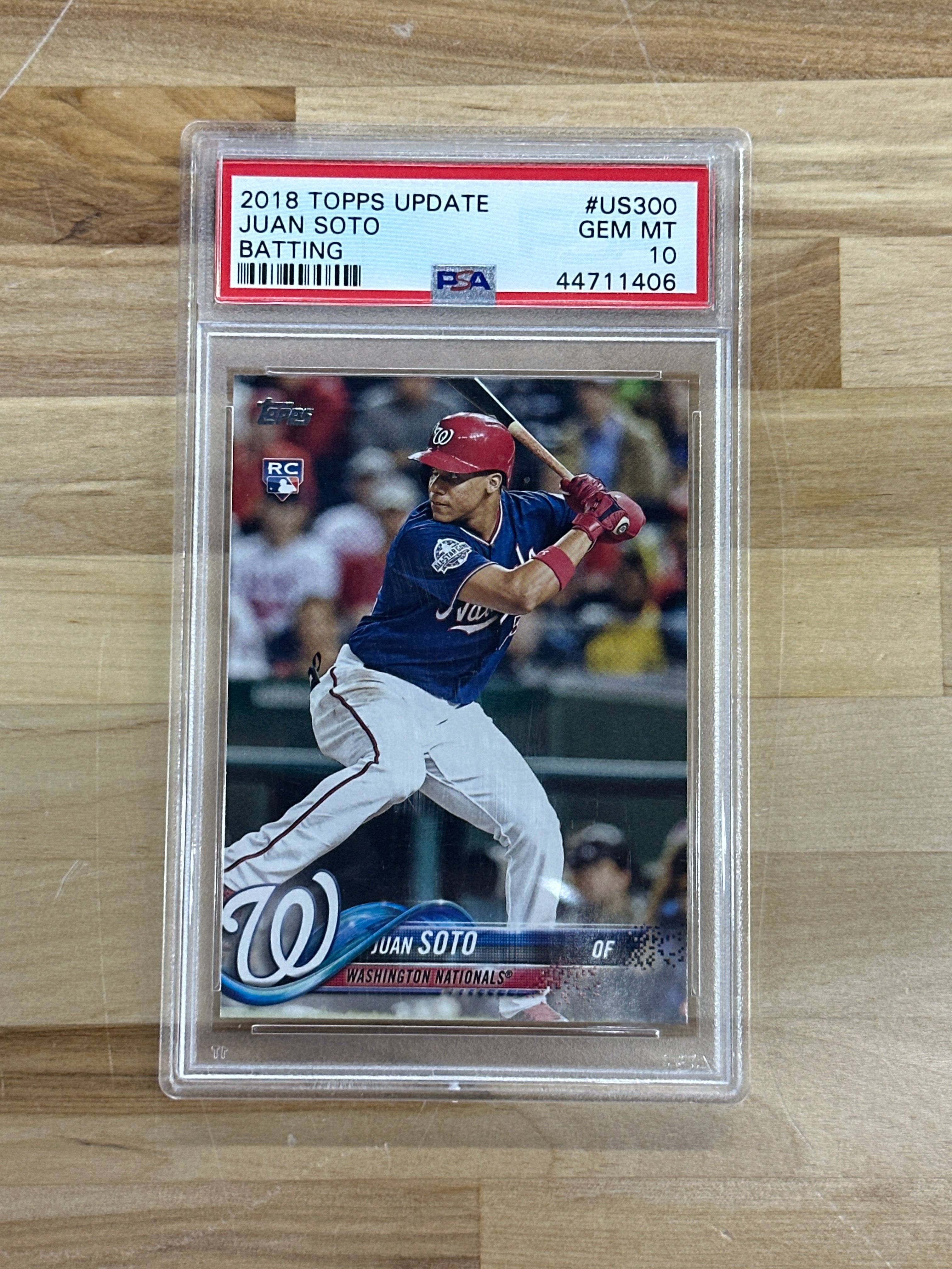 2018 Topps Update Juan Soto PSA 10 Rookie