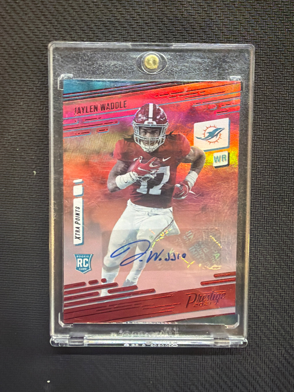 2021 Panini Prestige Jaylen Waddle Rookie Auto Alabama
