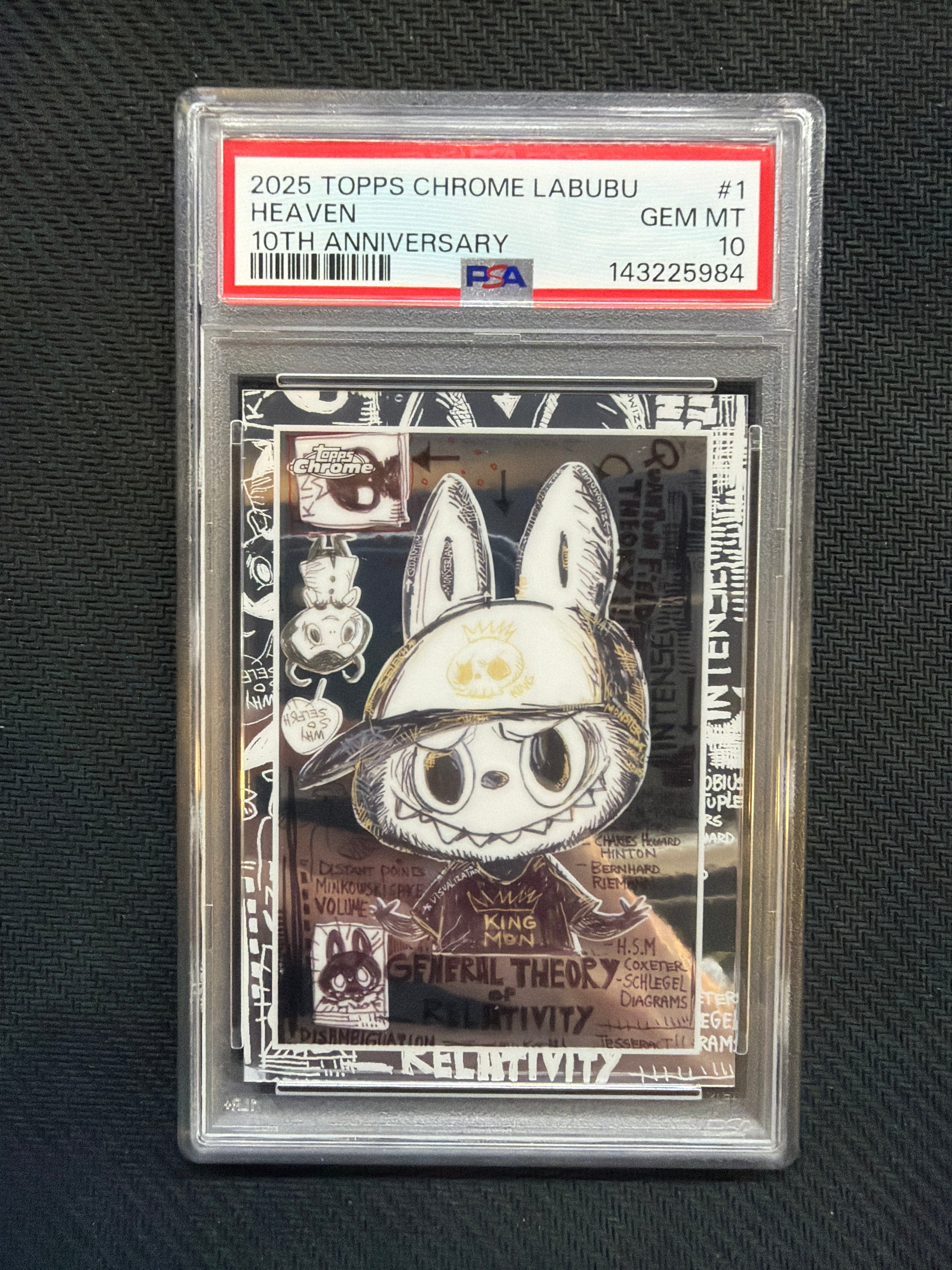 2025 Topps Labubu #1 Heaven 10周年記念 PSA10 2025 Topps Chrome Labubu Heaven 10th Anniversary PSA 10 984