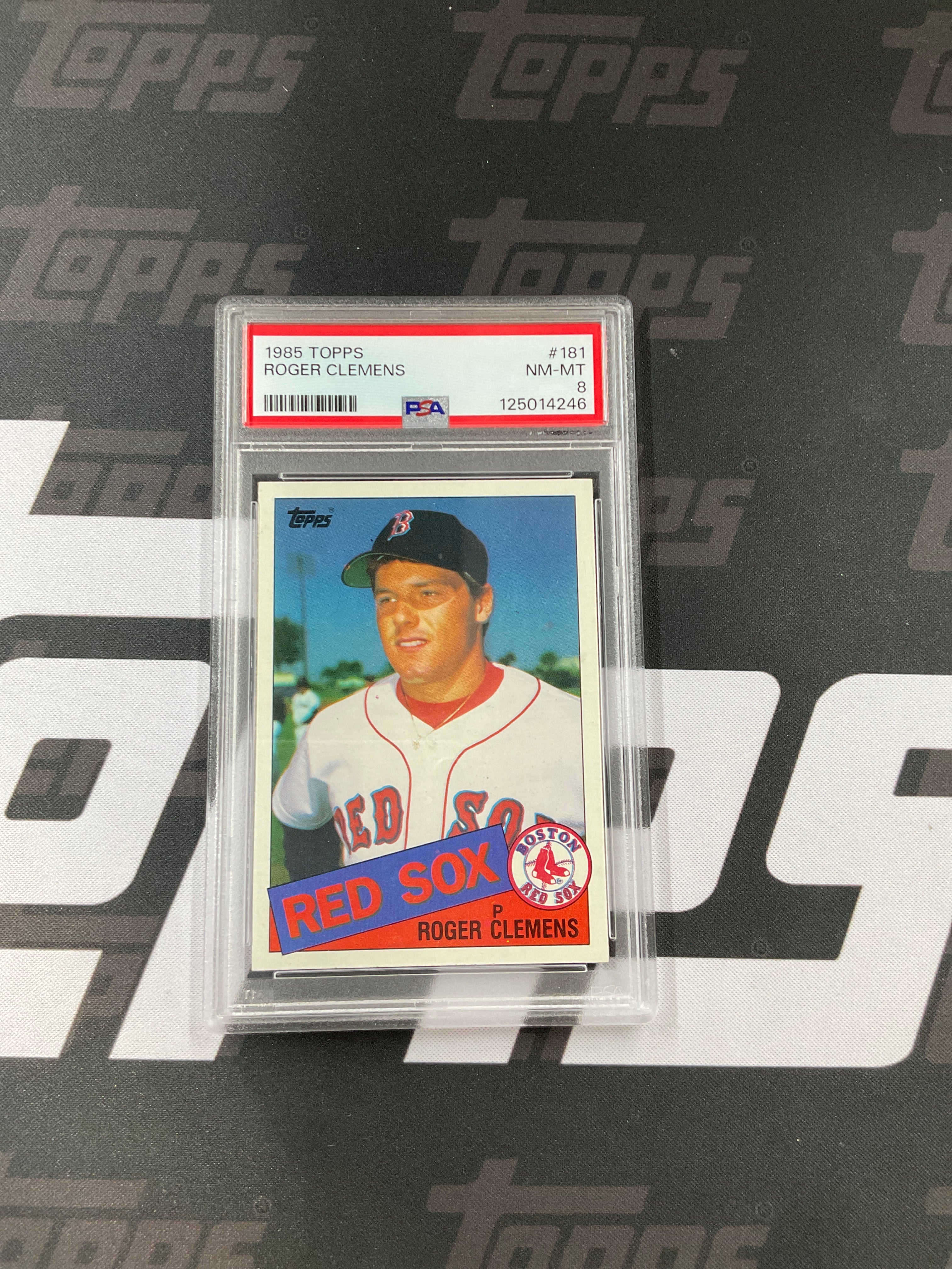 1985 Topps Roger Clemens #181 PSA 8