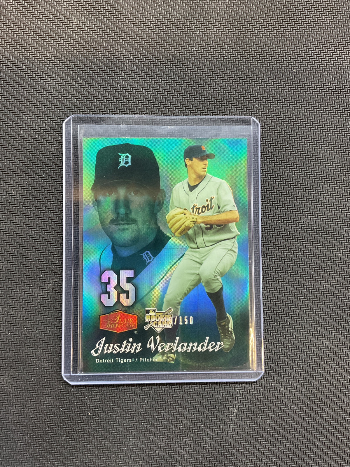 2006 Flair Showcase Justin Verlander Rookie Holo /150 Tigers