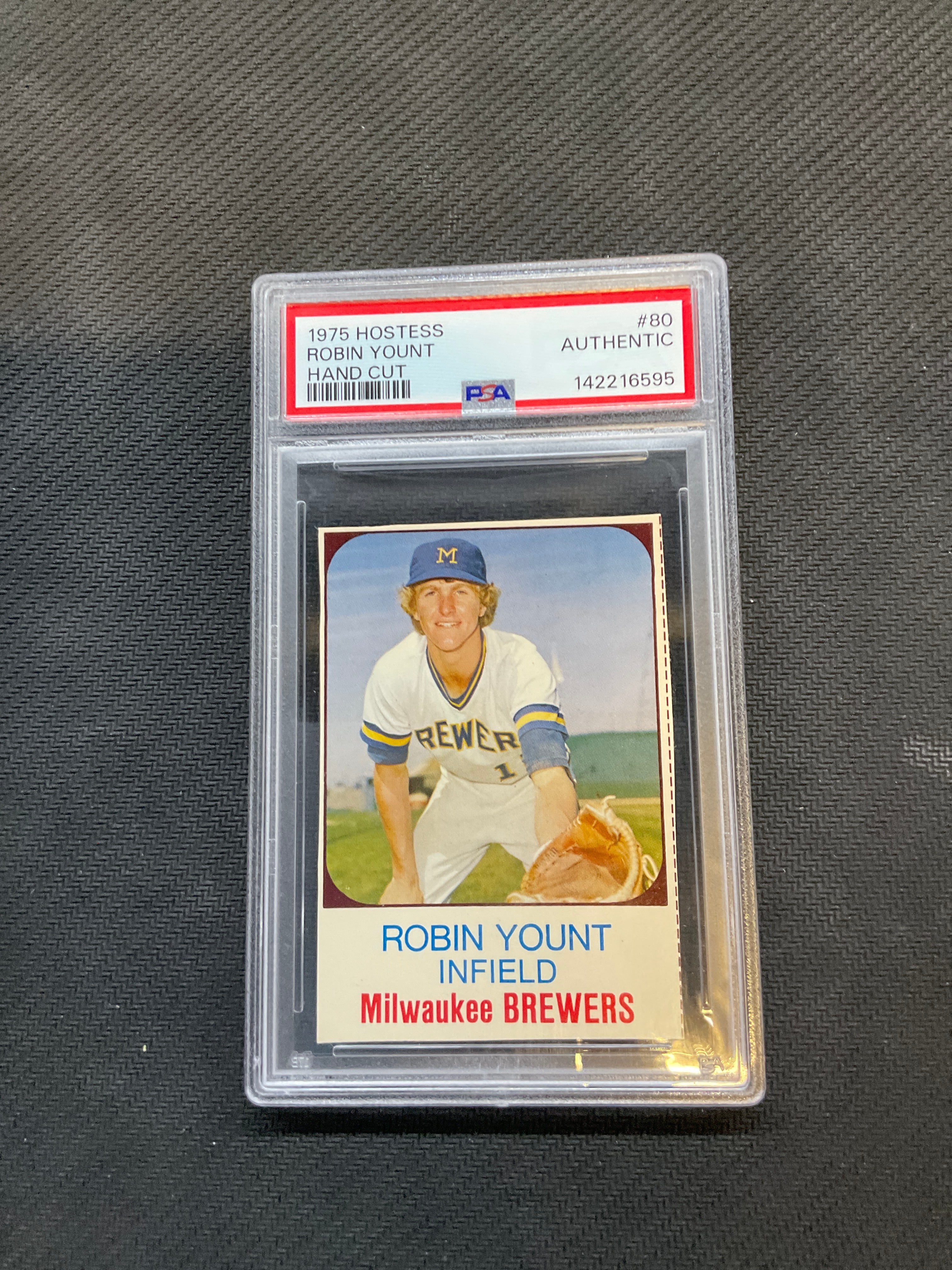 1975 Hostess Robin Yount Hand Cut PSA A