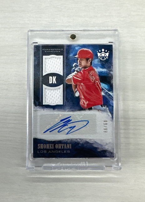 2018 Panini Diamond Kings Shohei Ohtani Patch Auto Rookie /99