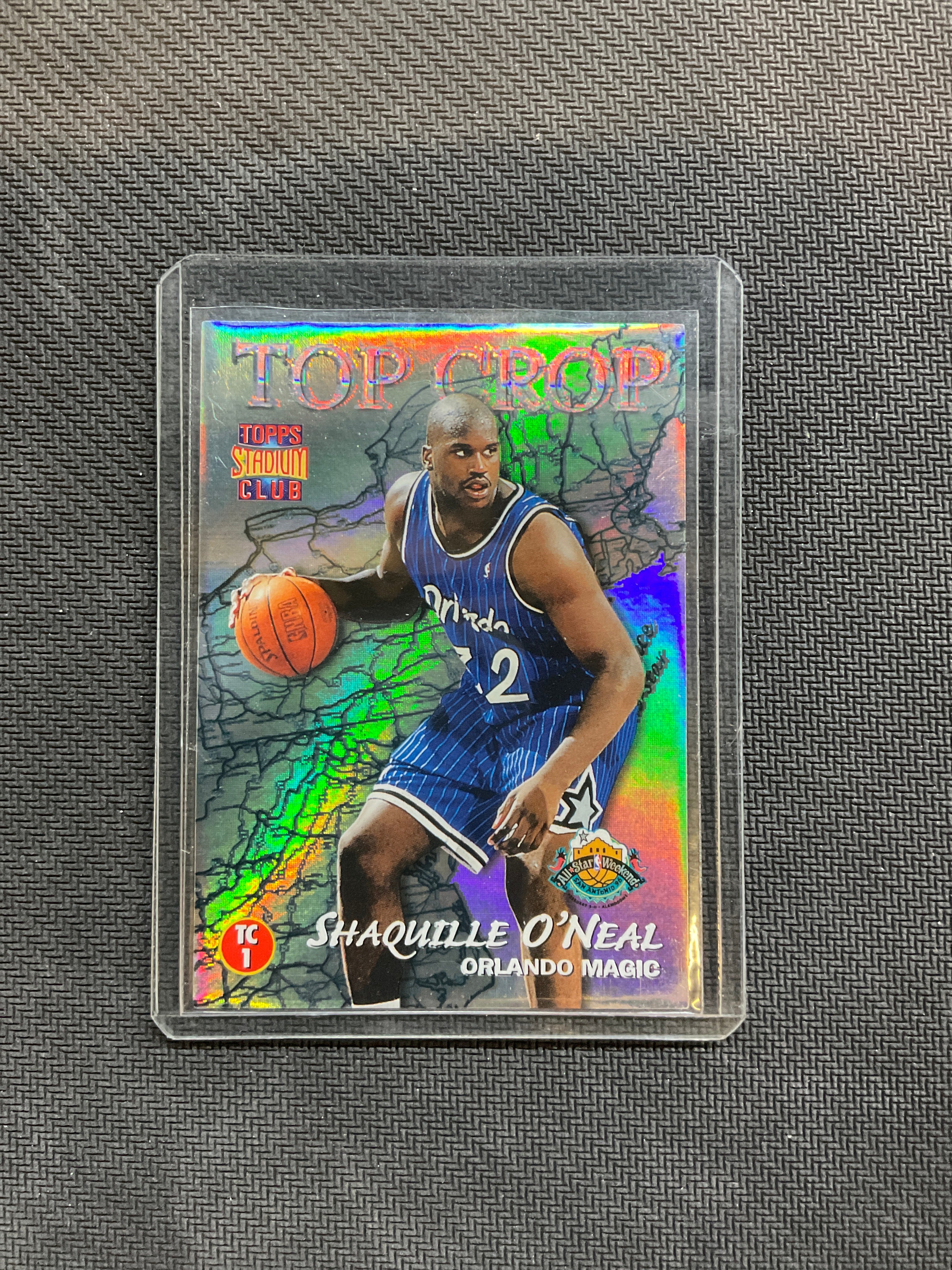 1996 Topps Stadium Club Shaquille O'Neal / Hakeem Olajuwon Top Crop #TC-1