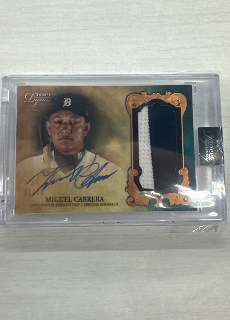2021 Topps Dynasty Miguel Cabrera Patch Auto /10
