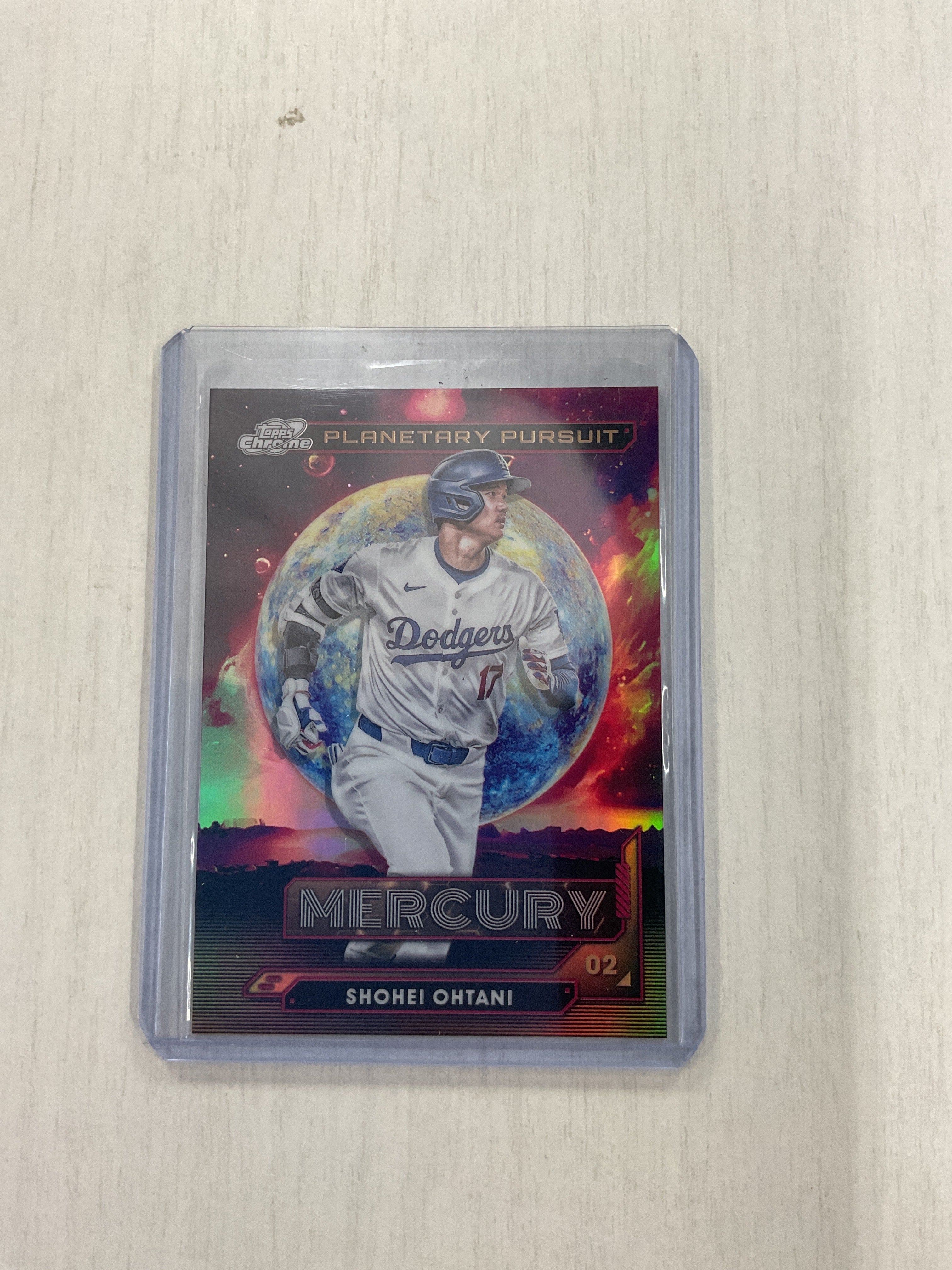2024 Topps Chrome Cosmic Shohei Ohtani Mercury Dodgers