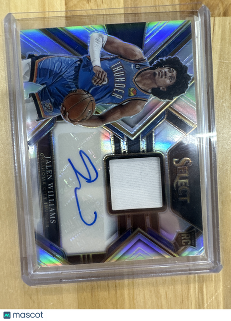 2022 Select Jalen Williams Patch Auto /199 Rookie