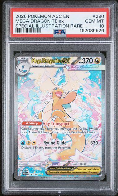 2026 Pokemon Ascended Heroes Mega Dragonite ex 290 PSA 10