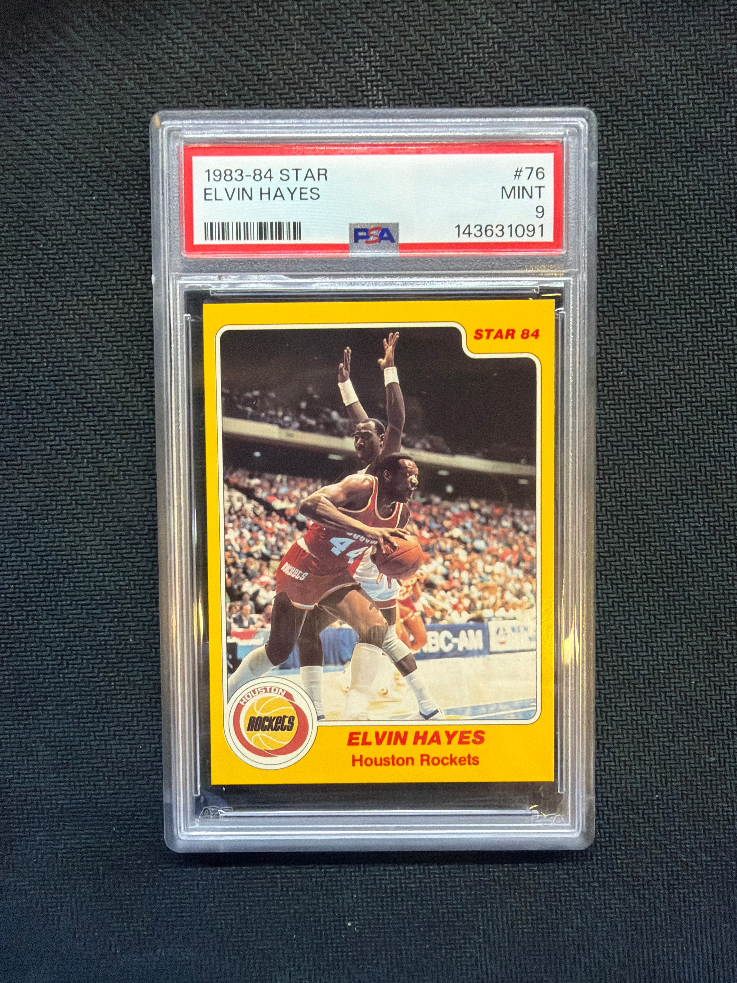 1983-84 Star Elvin Hayes #76 PSA 9 Rockets