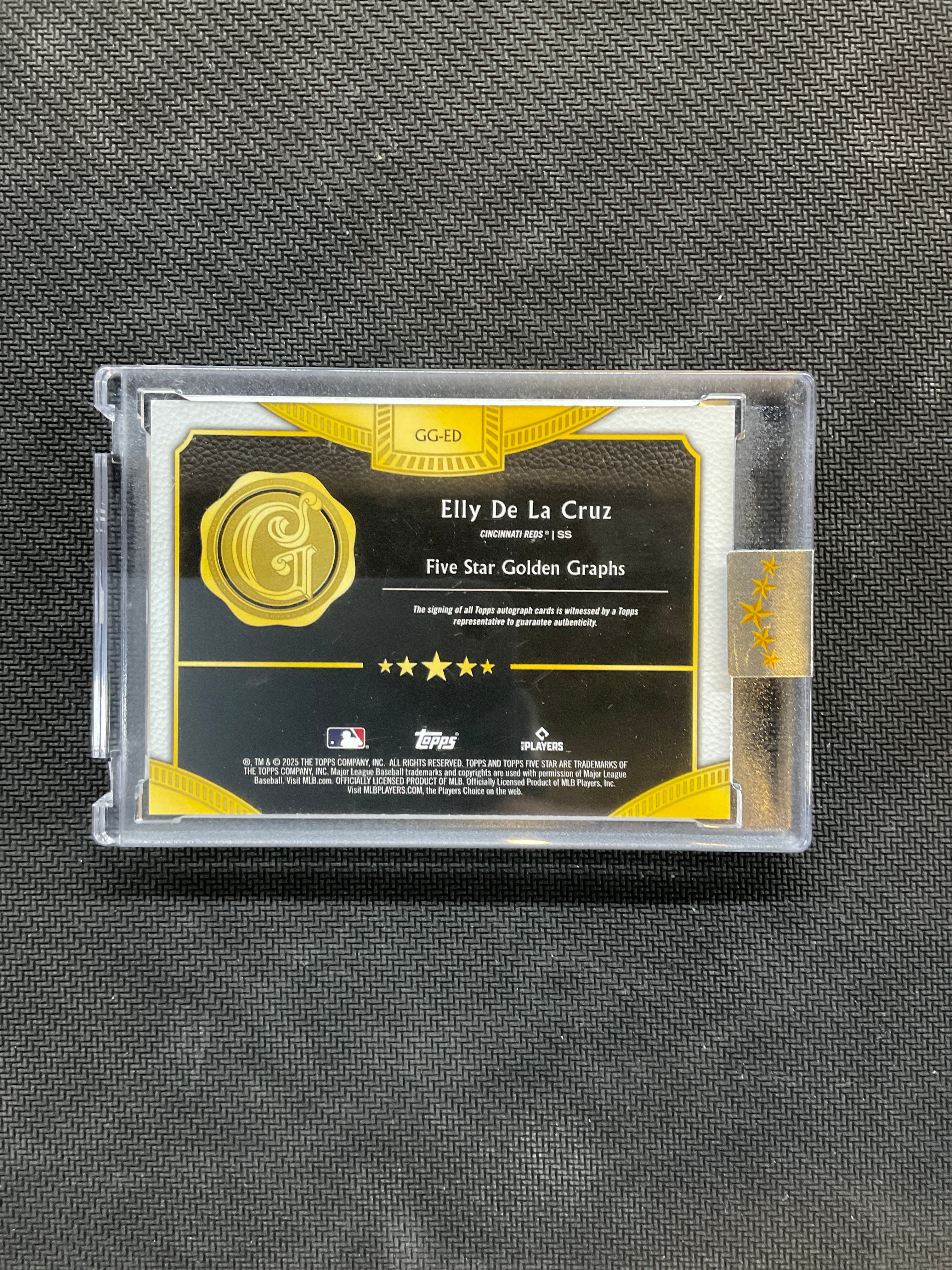 2025 Topps Five Star Elly De La Cruz Auto /20 Reds
