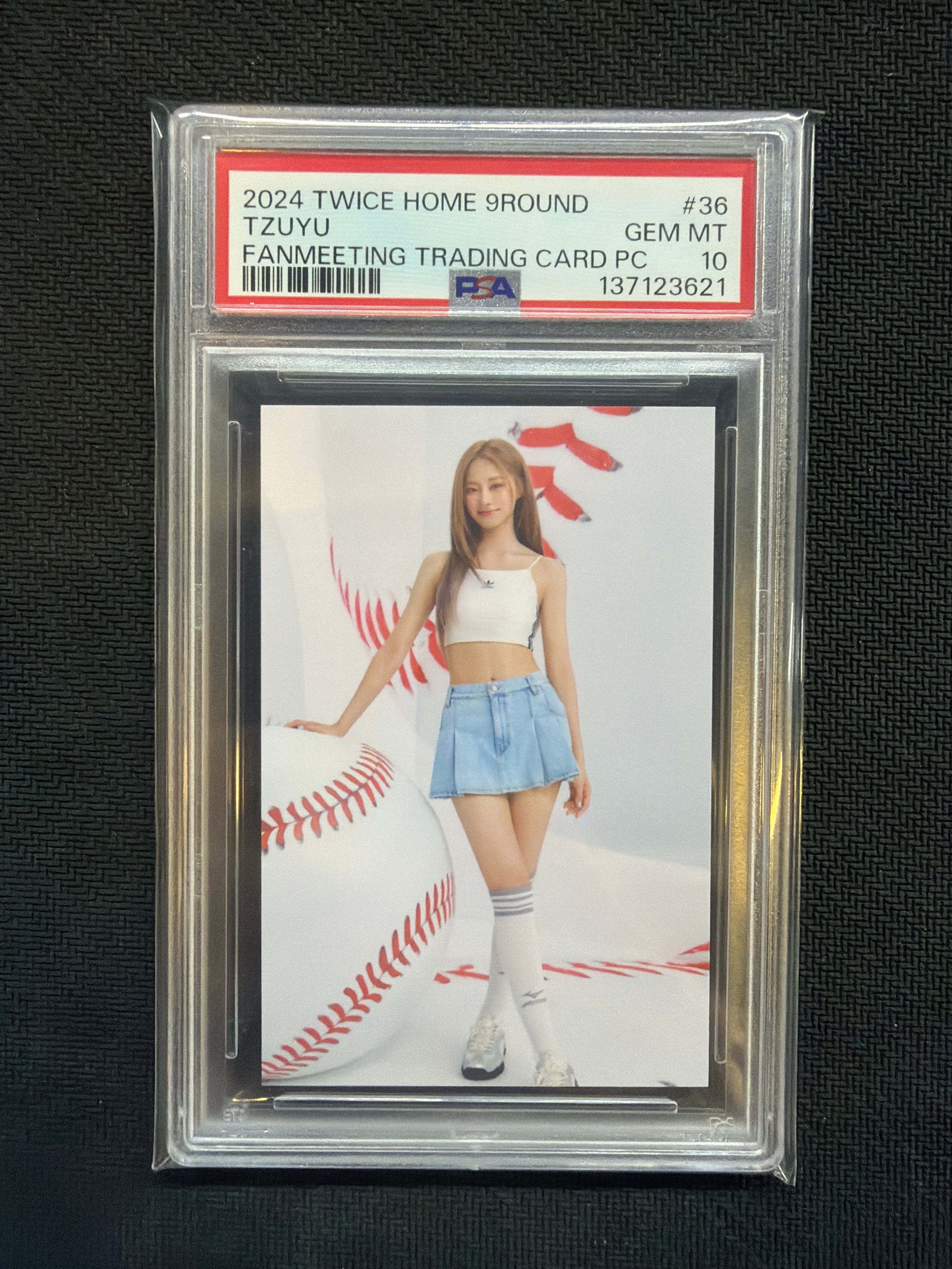 2024 Twice Home 9Round Tzuyu FanMeeting Trading Card PSA 10 621