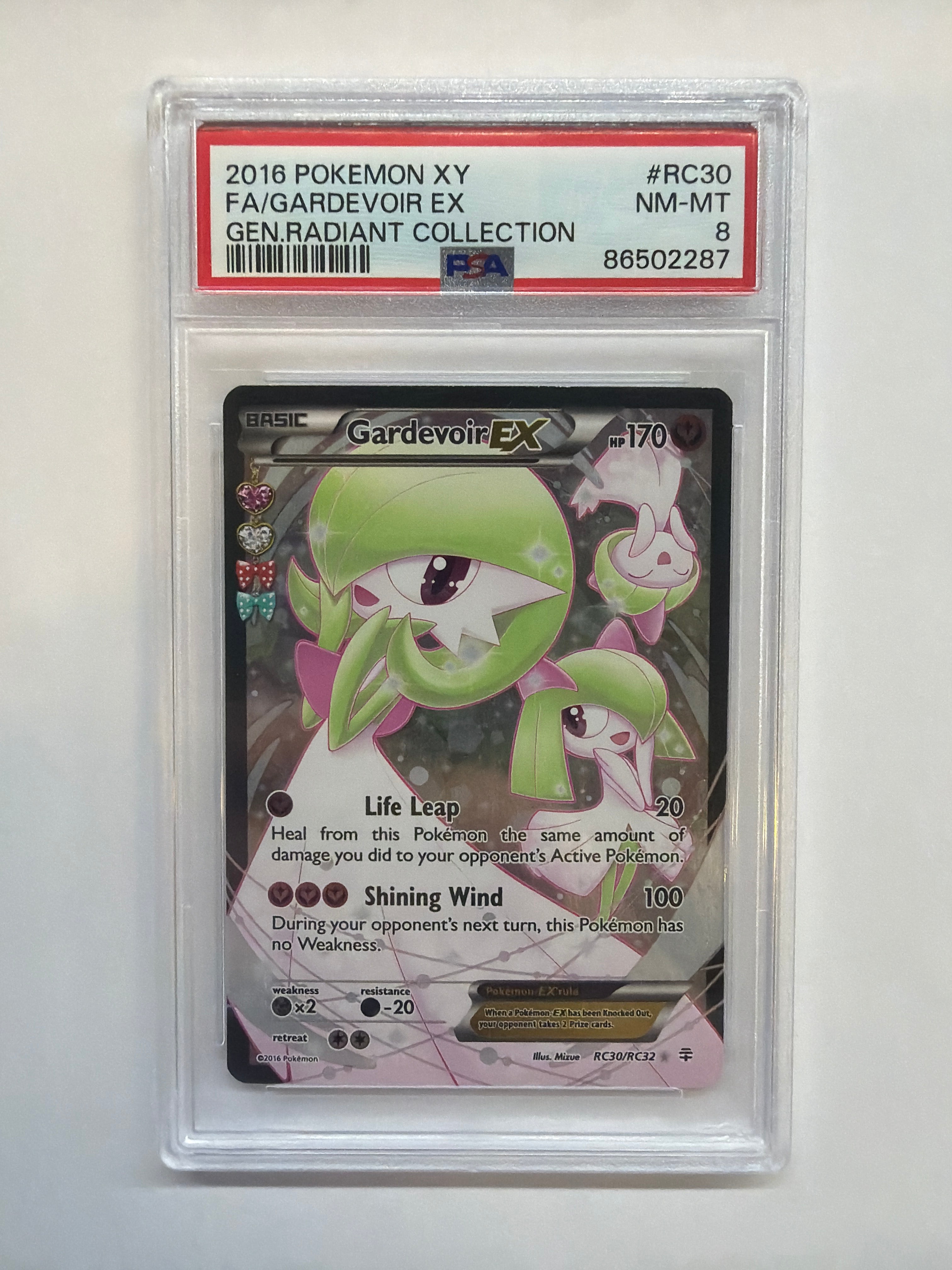 2016 Pokemon Genderations Gardevoir EX RC30 PSA 8