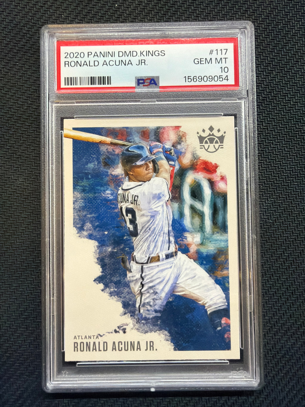 2020 Panini Diamond Kings Ronald Acuna Jr #117 PSA 10 Braves
