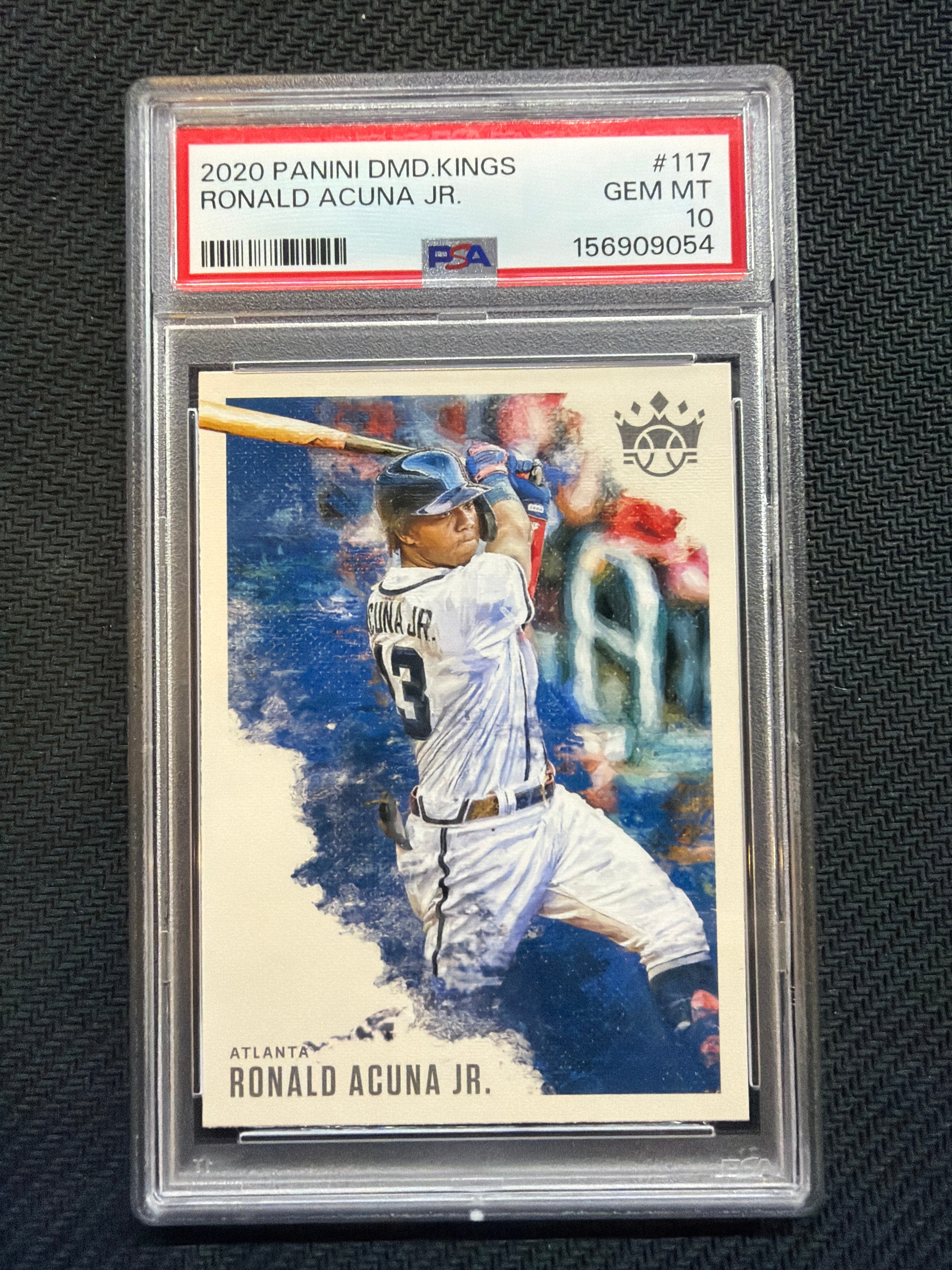 2020 Panini Diamond Kings Ronald Acuna Jr #117 PSA 10 Braves