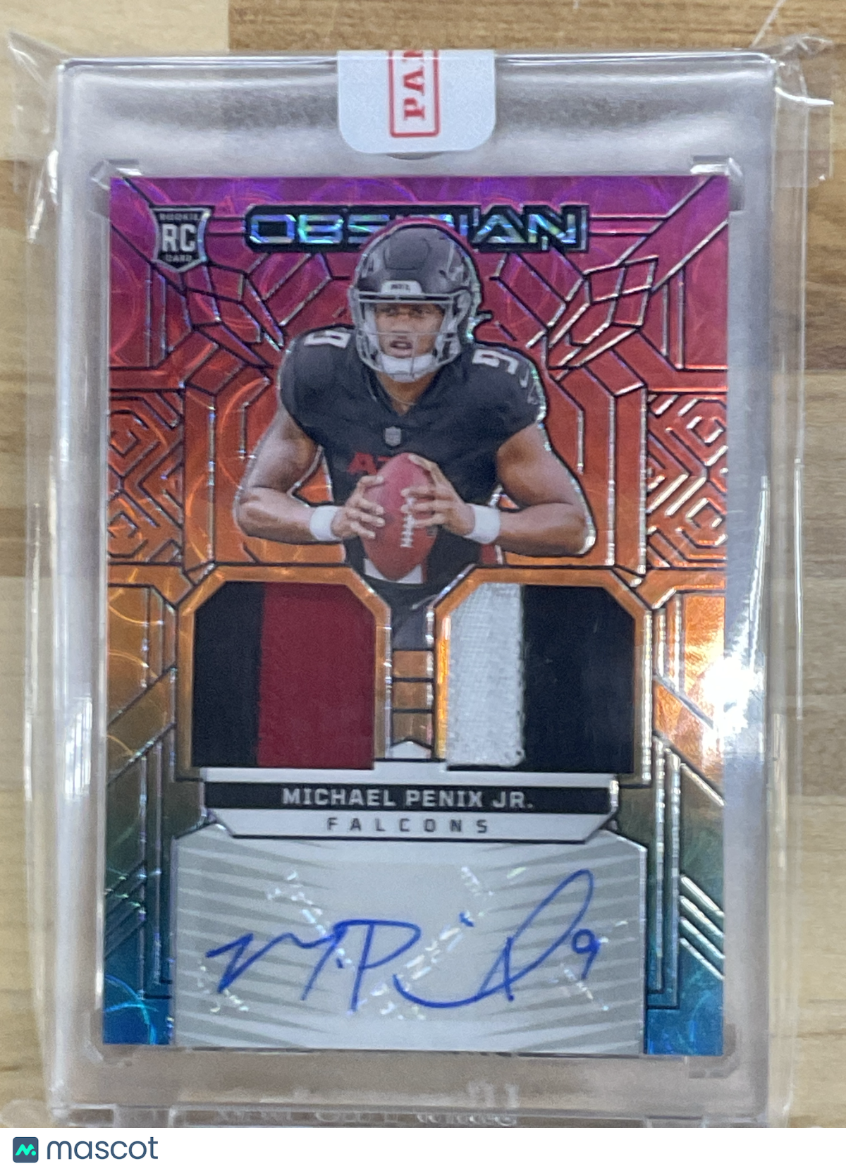 2024 Obsidian Michael Penix Patch Auto /6 Dual