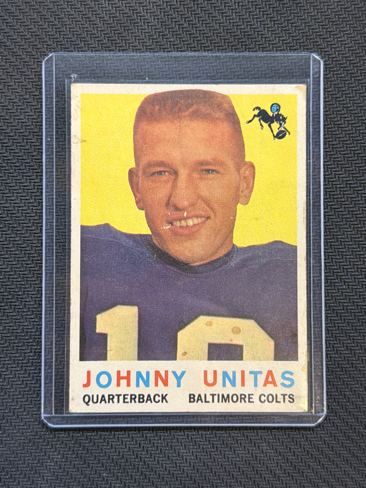 1961 Topps Johnny Unitas #1 Colts
