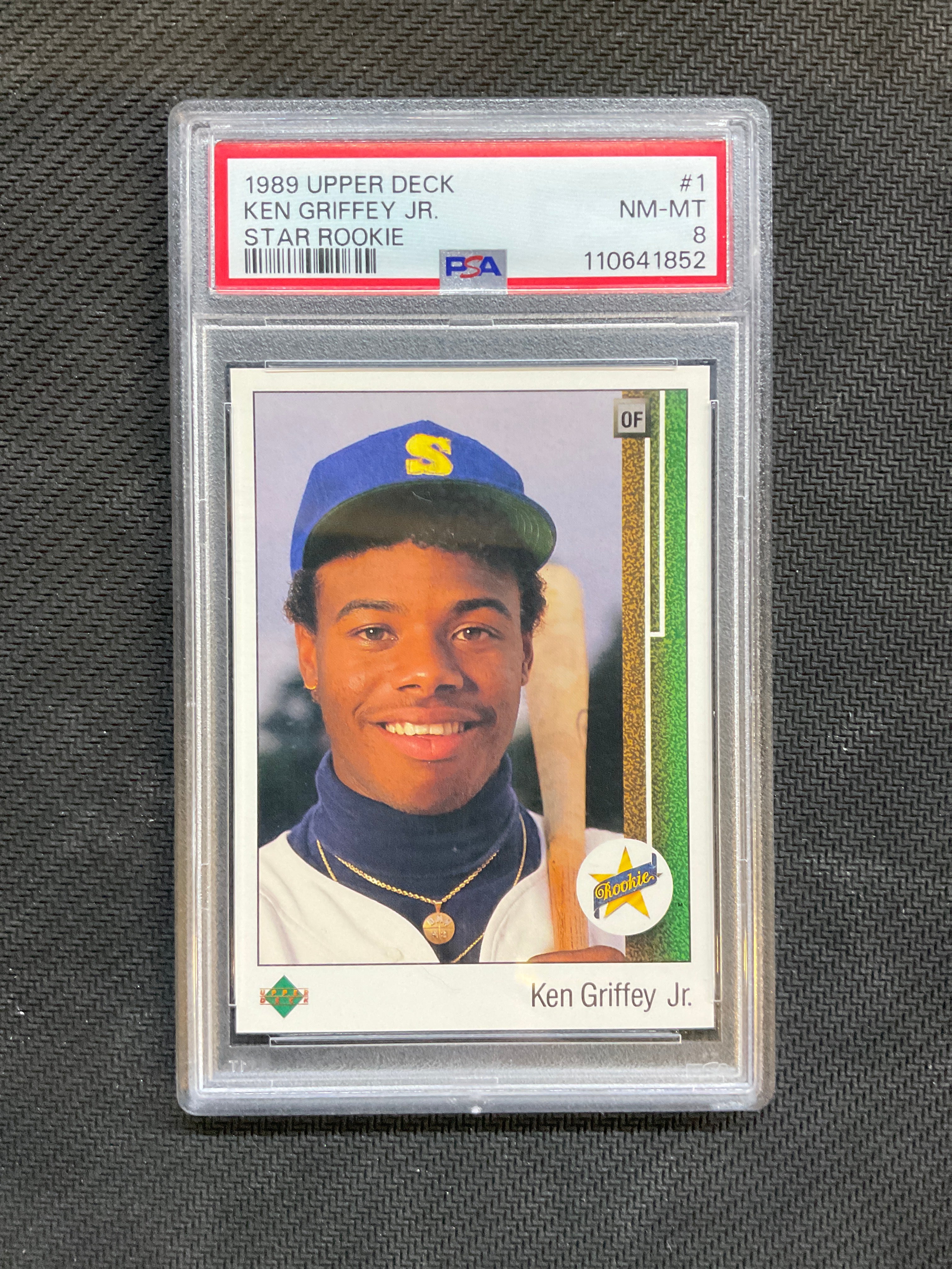 1989 Upper Deck Ken Griffey Jr. Star Rookie #1 PSA 8 852