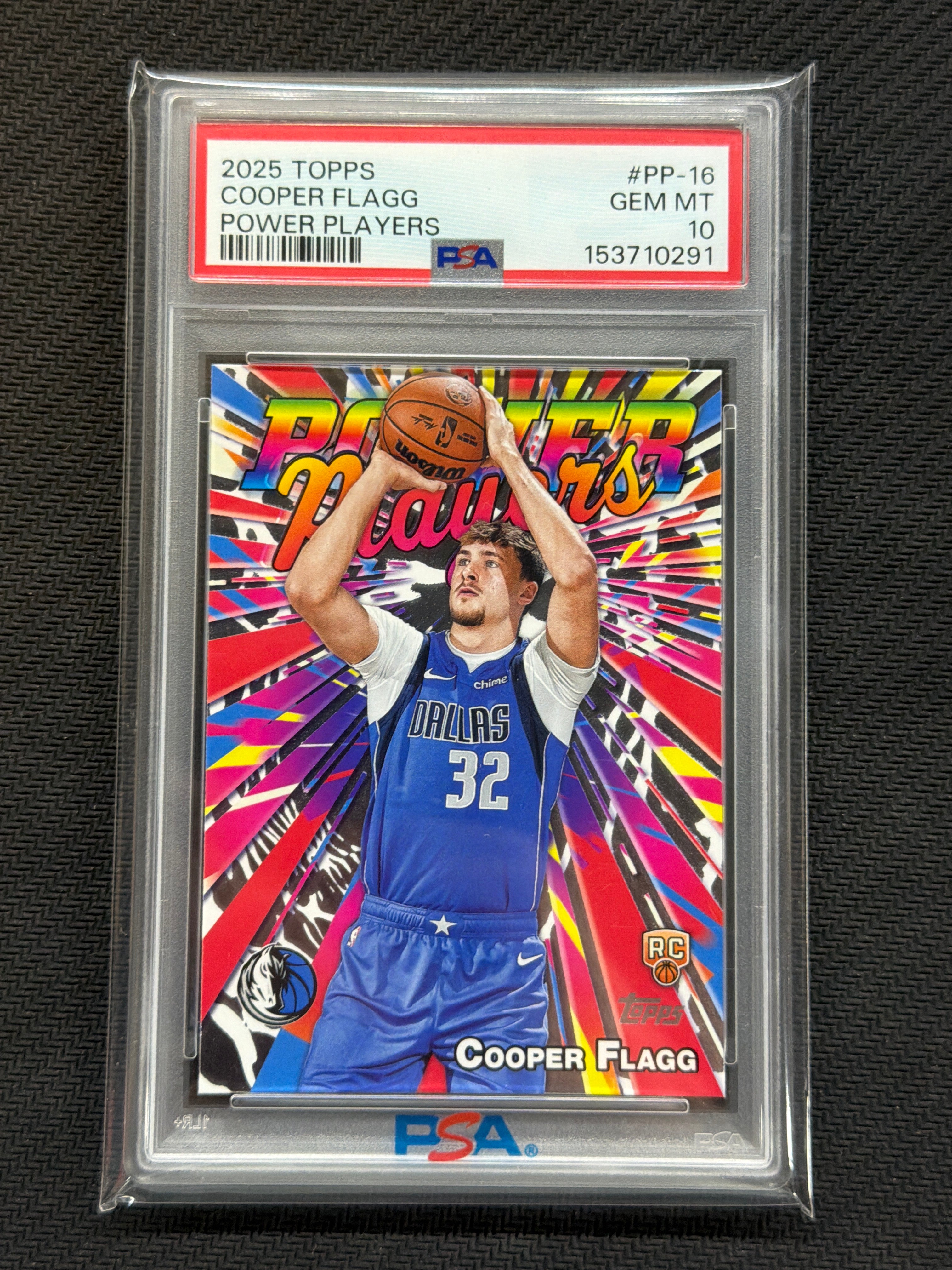 2025 Topps Cooper Flagg Power Players PSA 10 291