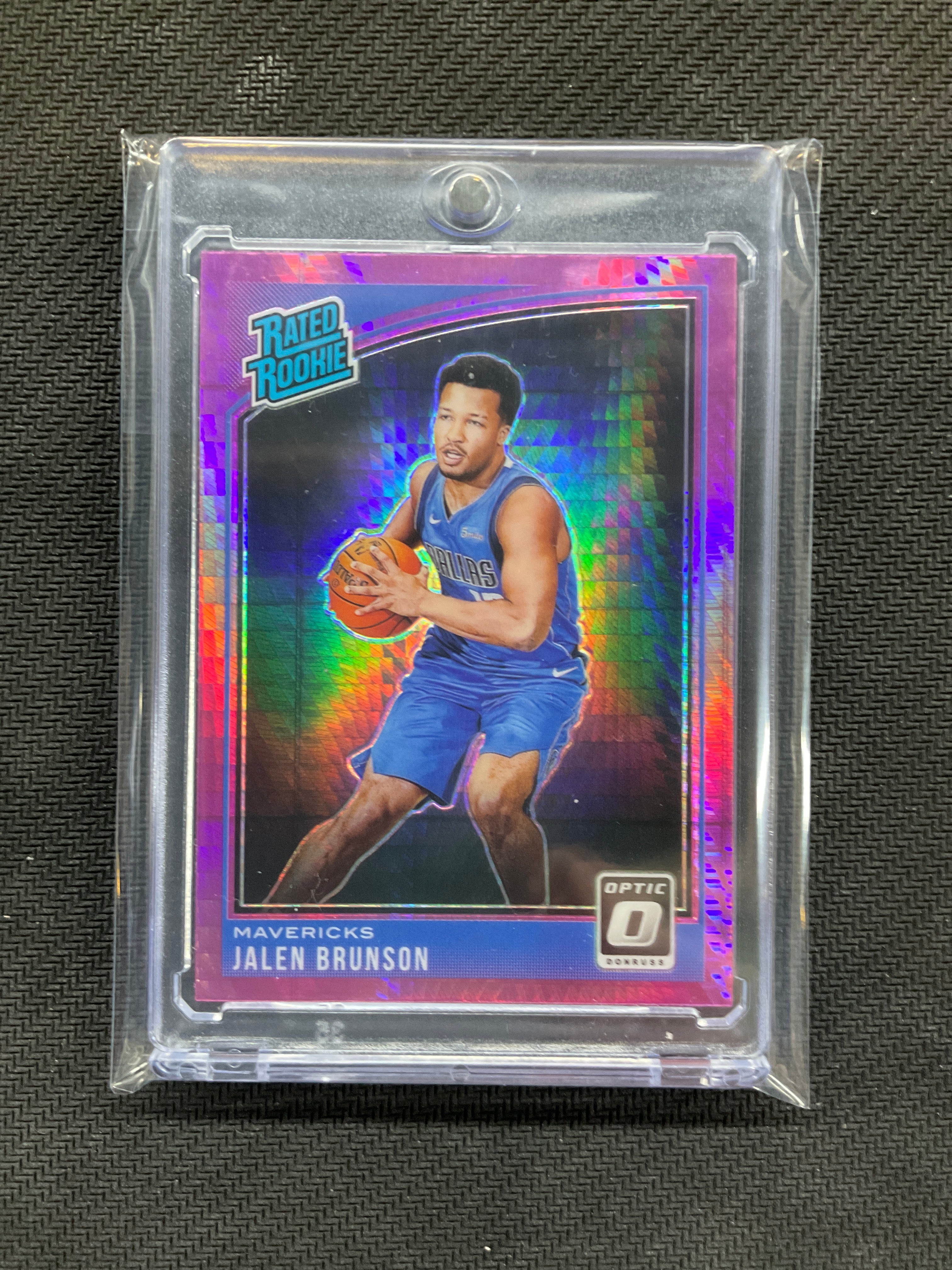 2018 Donruss Optic Jalen Brunson Pink Velocity Rookie Knicks Rookie