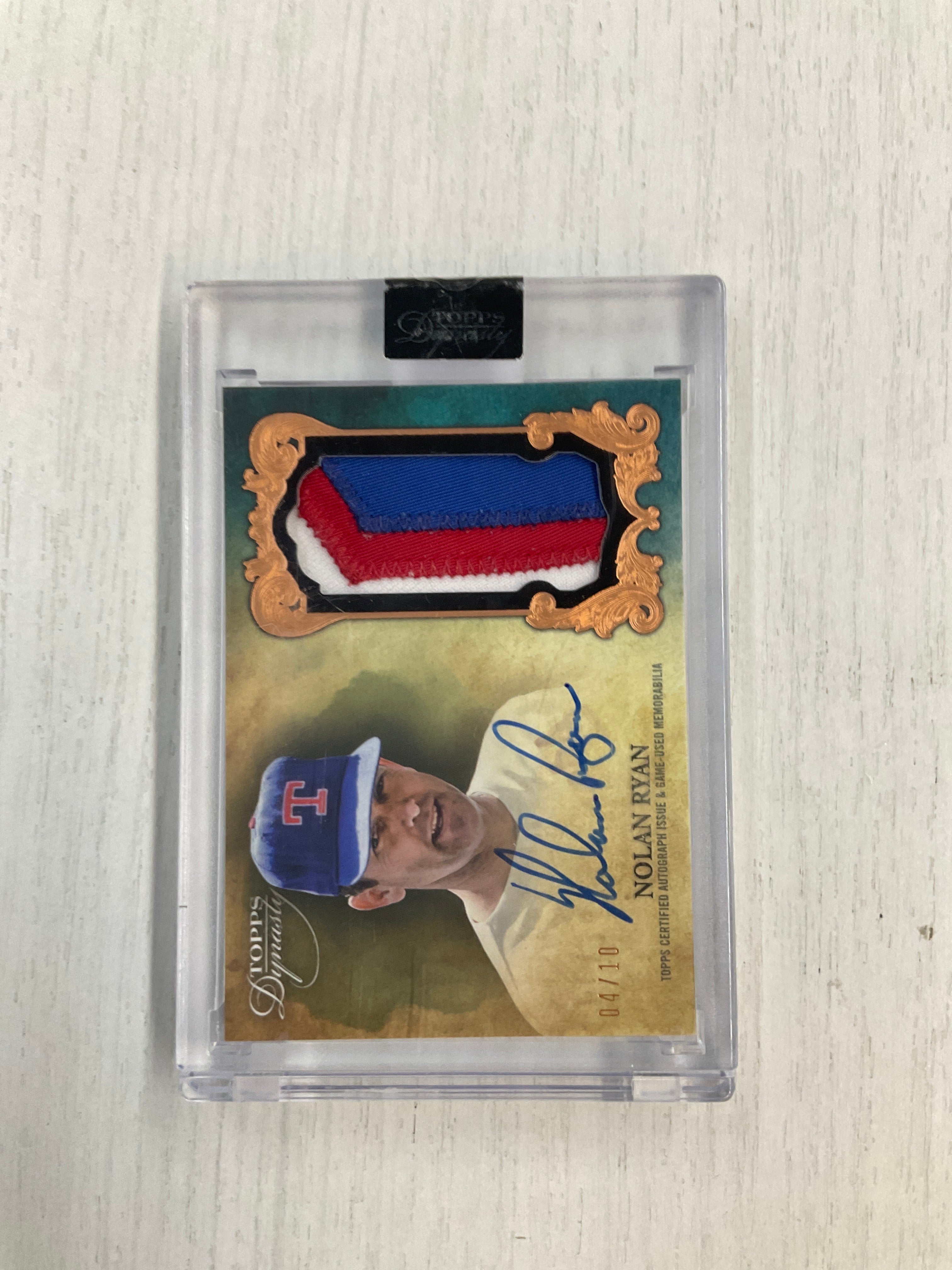 2021 Topps Dynasty Nolan Ryan Patch Auto /10 Texans