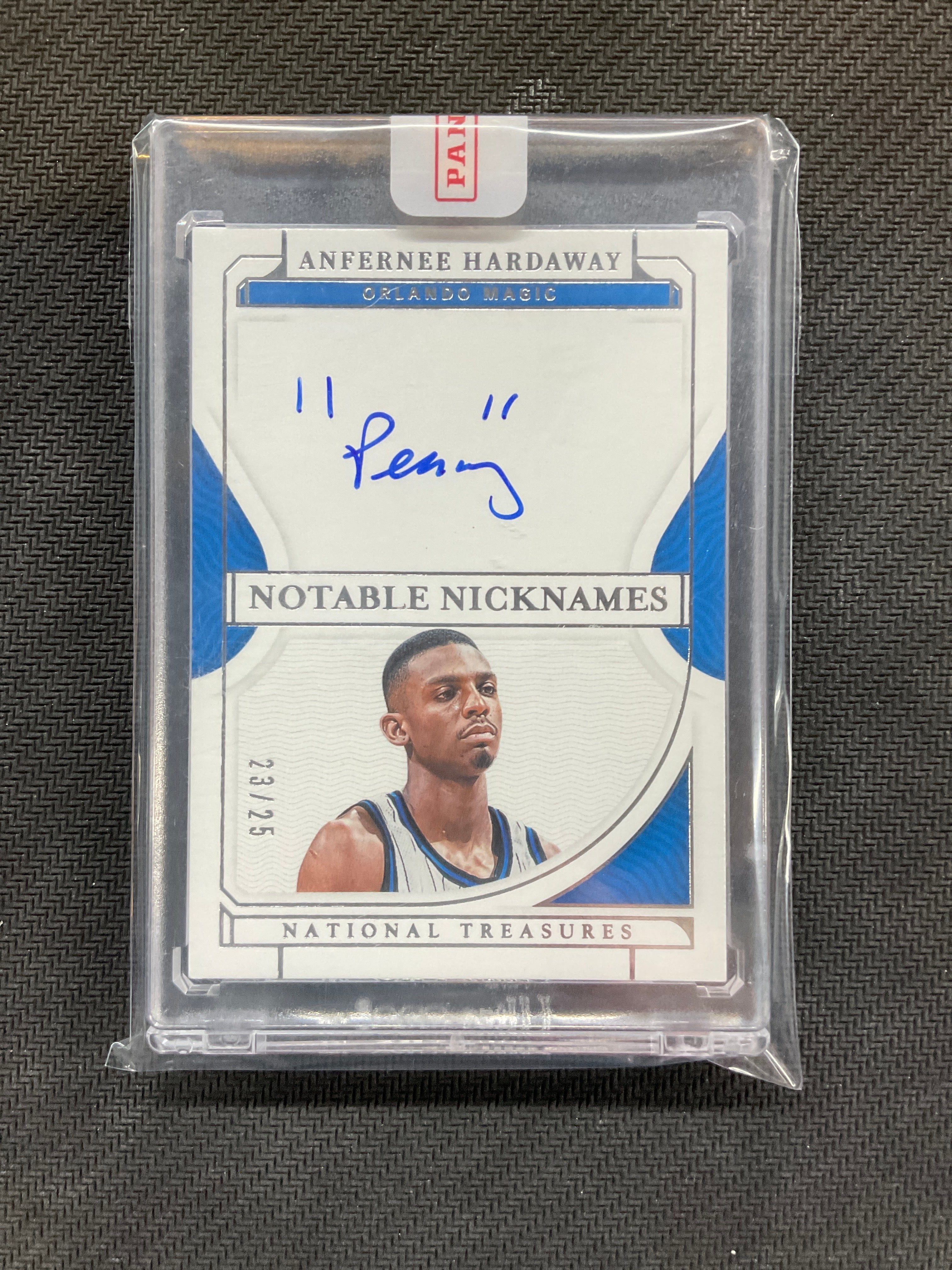 2022 National Treasures Anfree "Penny" Hardaway Auto /25 Notable Nicknames Auto