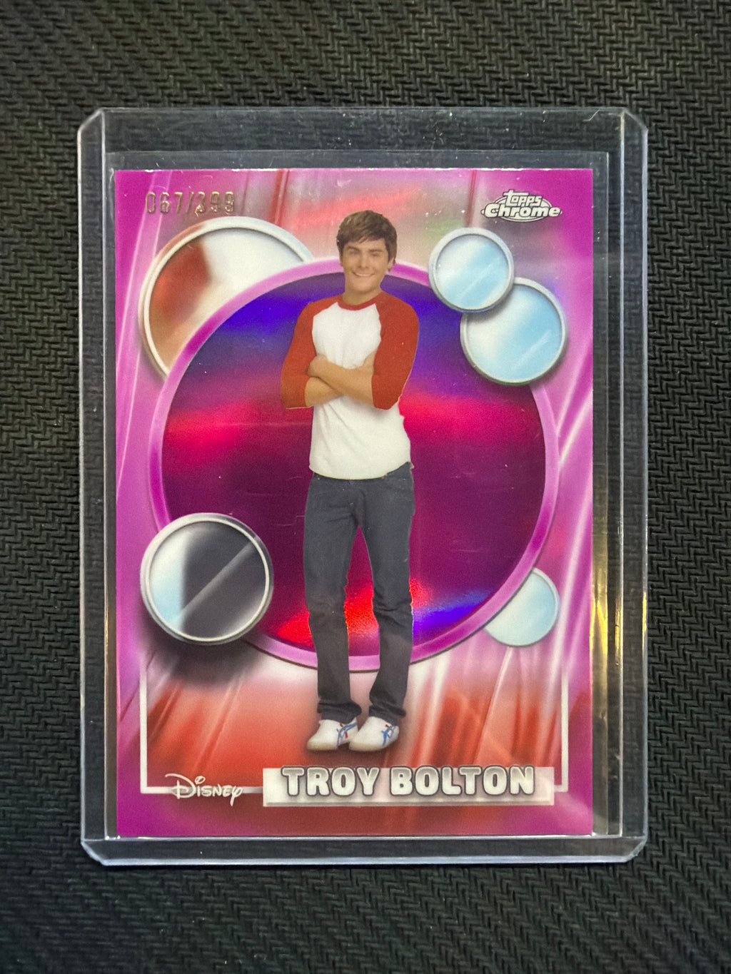 2026 Topps Chrome Troy Bolton Pink /399