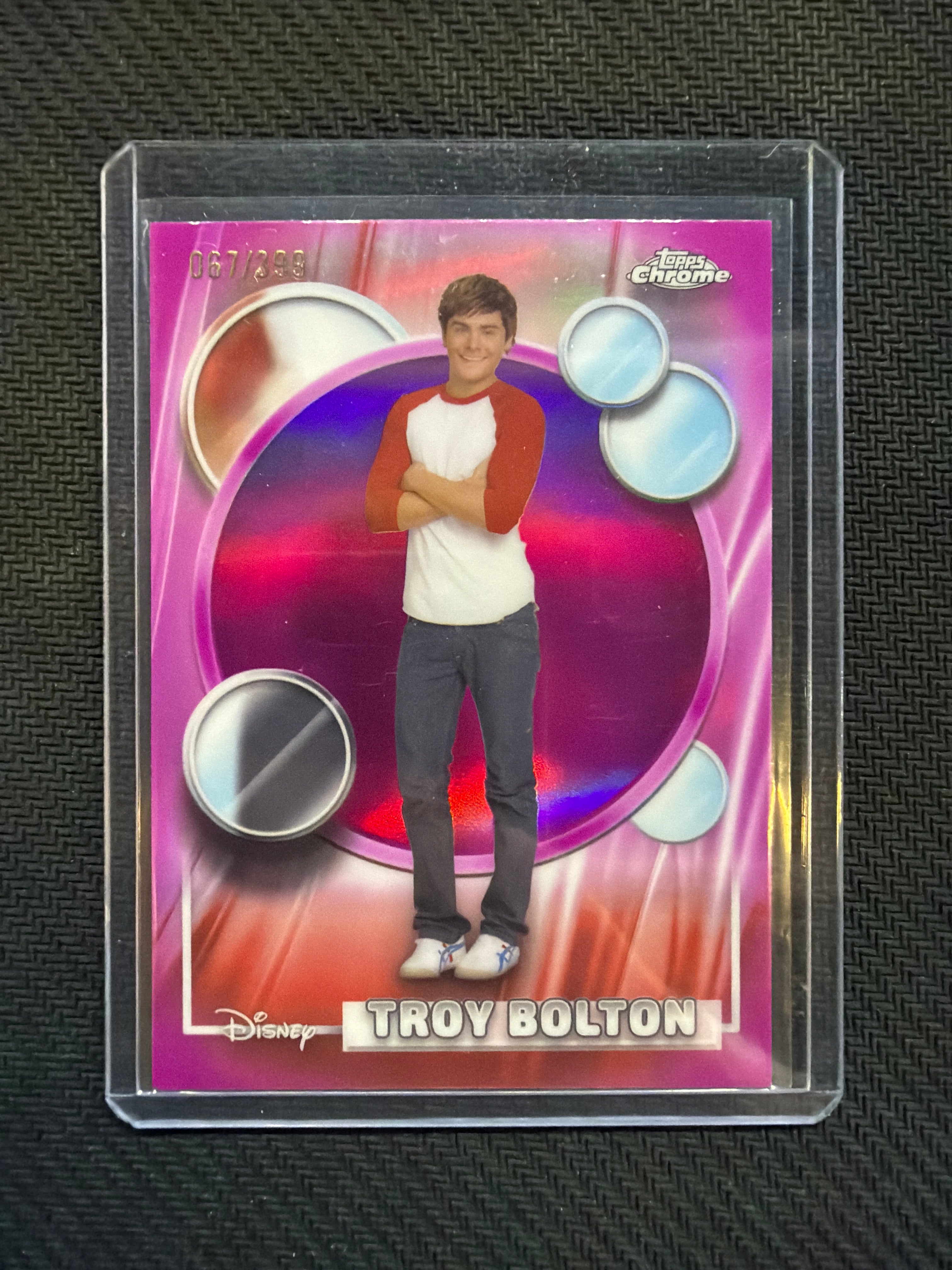 2026 Topps Chrome Troy Bolton Pink /399