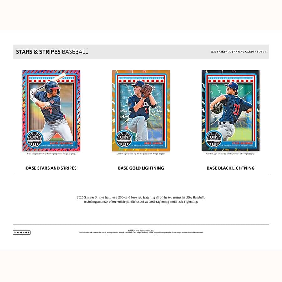 2025 USA STARS & STRIPES BASEBALL HOBBY BOX