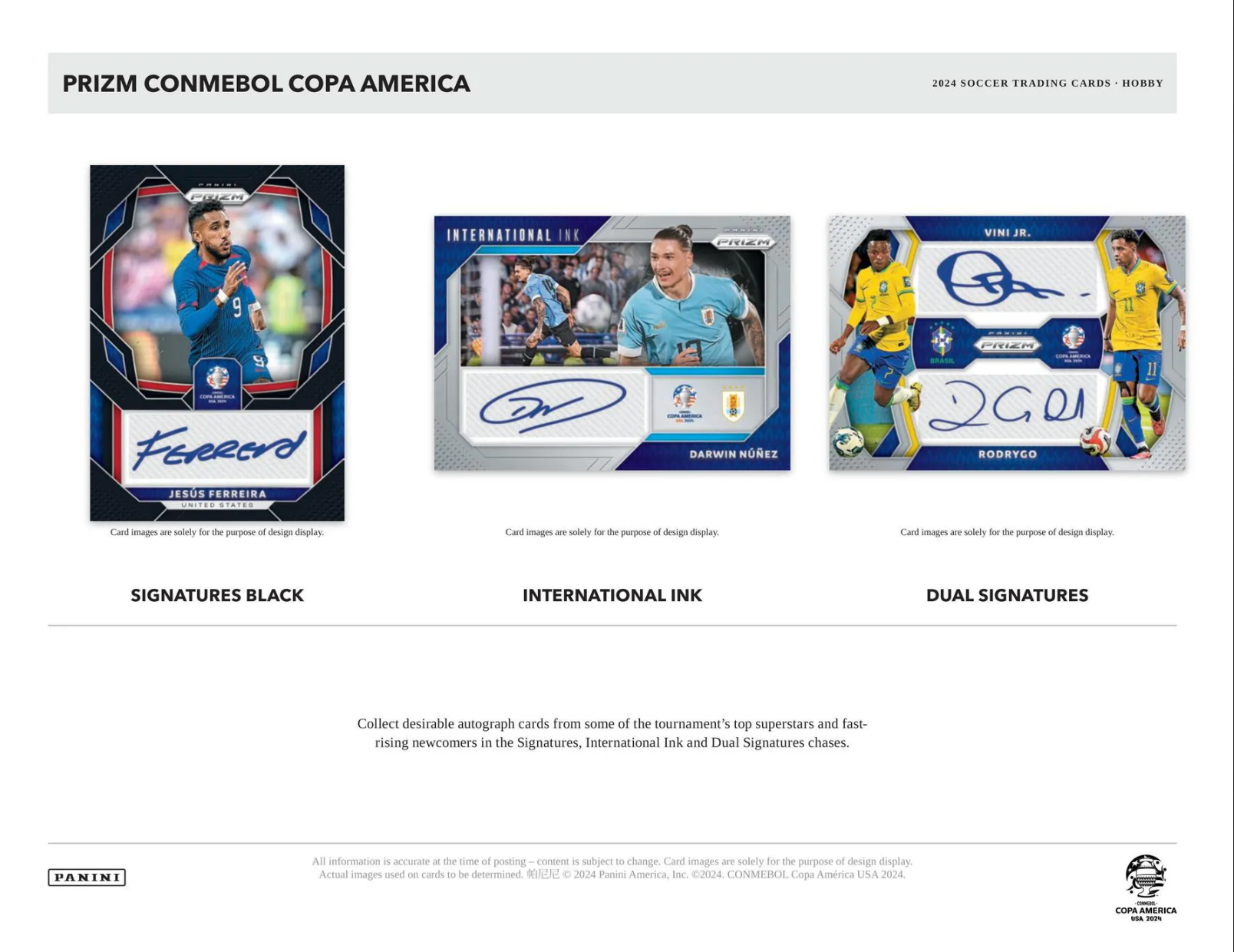 2024 Panini Copa America Soccer Hobby Box