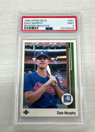 1989 Upper Deck Dale Murphy Negative PSA 9