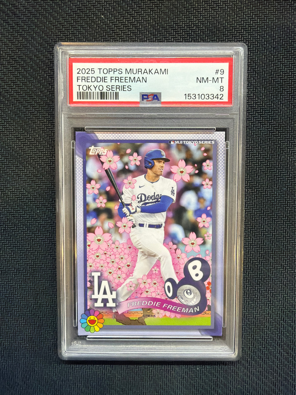 2025 Topps Murakami Freddie Freeman Tokyo Series PSA 8 Dodgers
