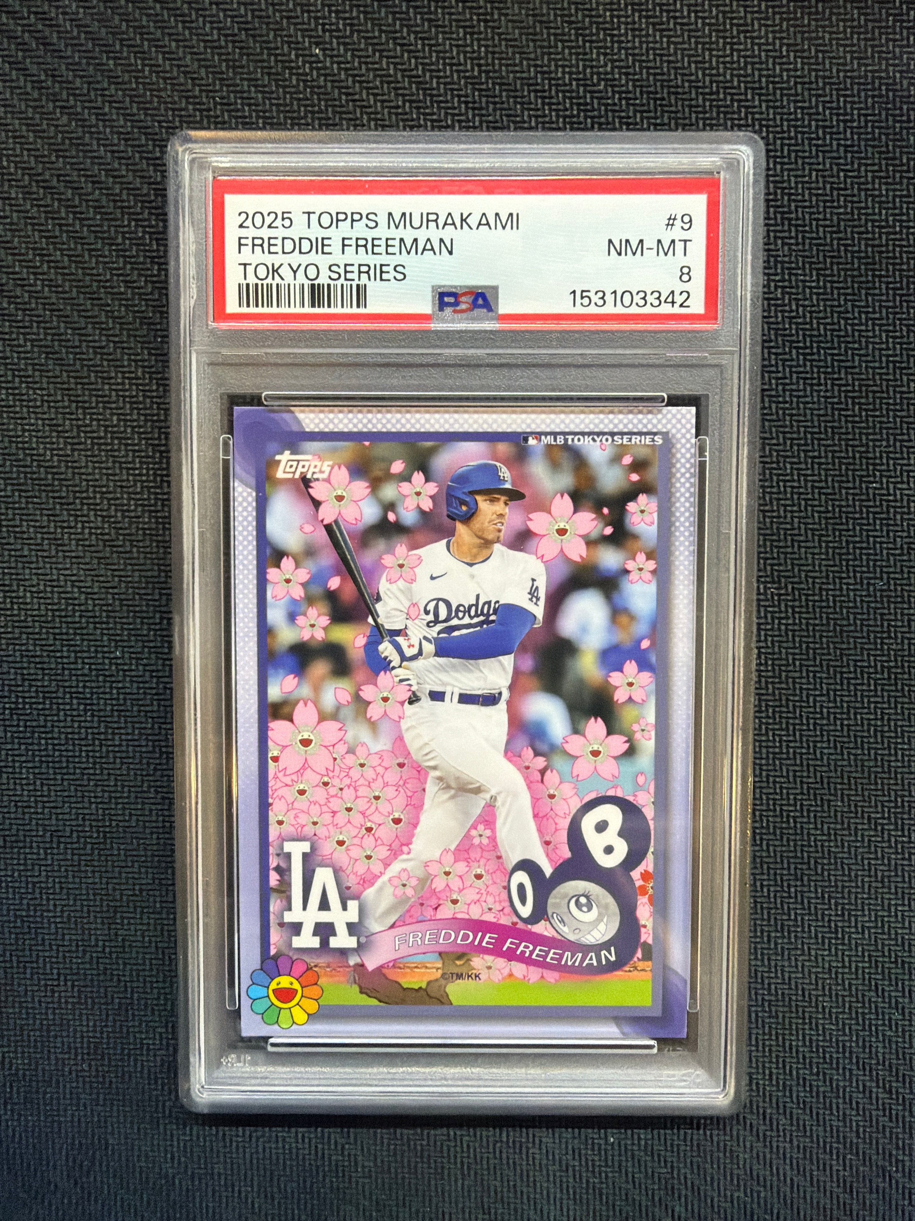 2025 Topps Murakami Freddie Freeman Tokyo Series PSA 8 Dodgers