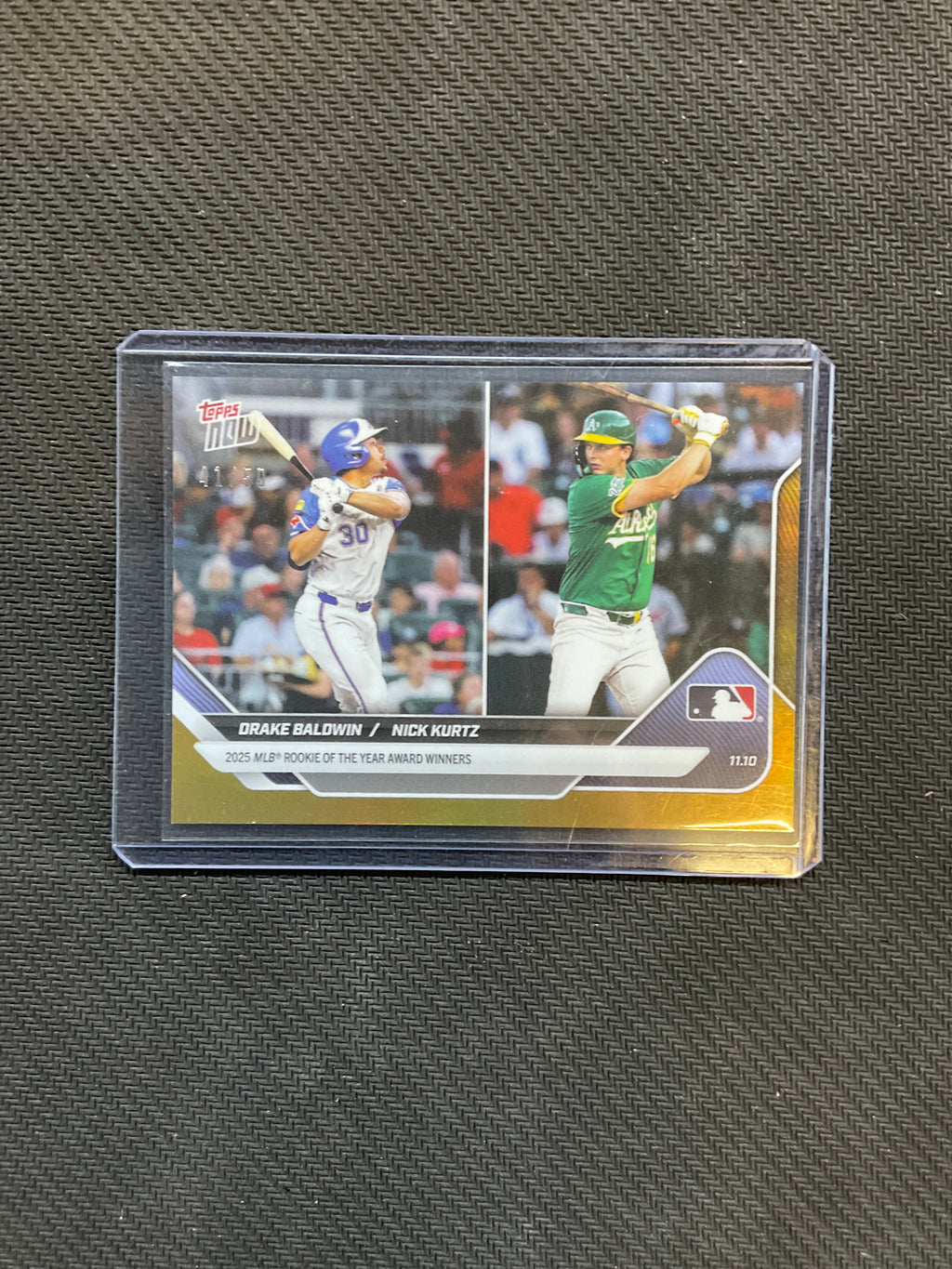 2025 Topps Now Nick Kurtz Drake Baldwin Rookie /50