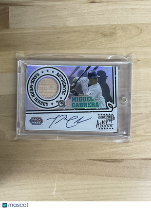 2005 Topps Miguel Cabrera Patch Auto /200