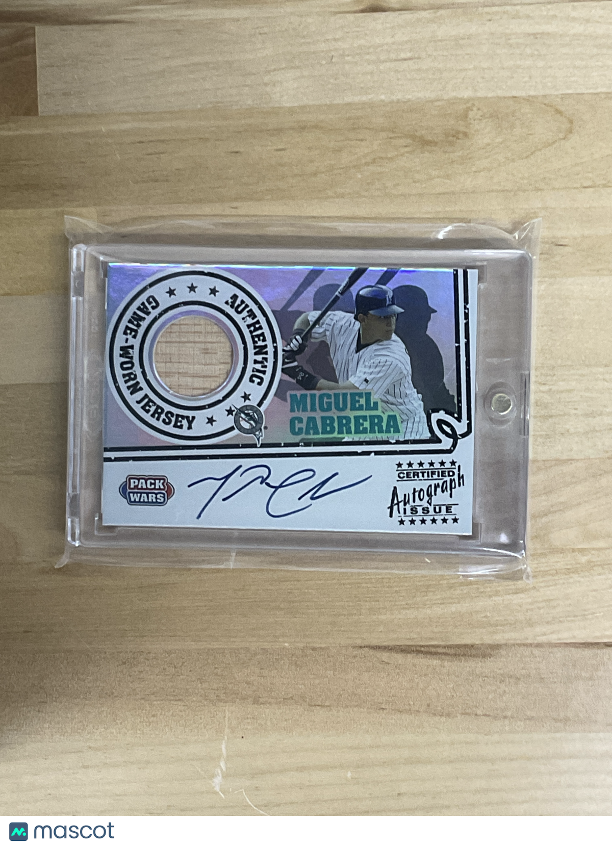 2005 Topps Miguel Cabrera Patch Auto /200
