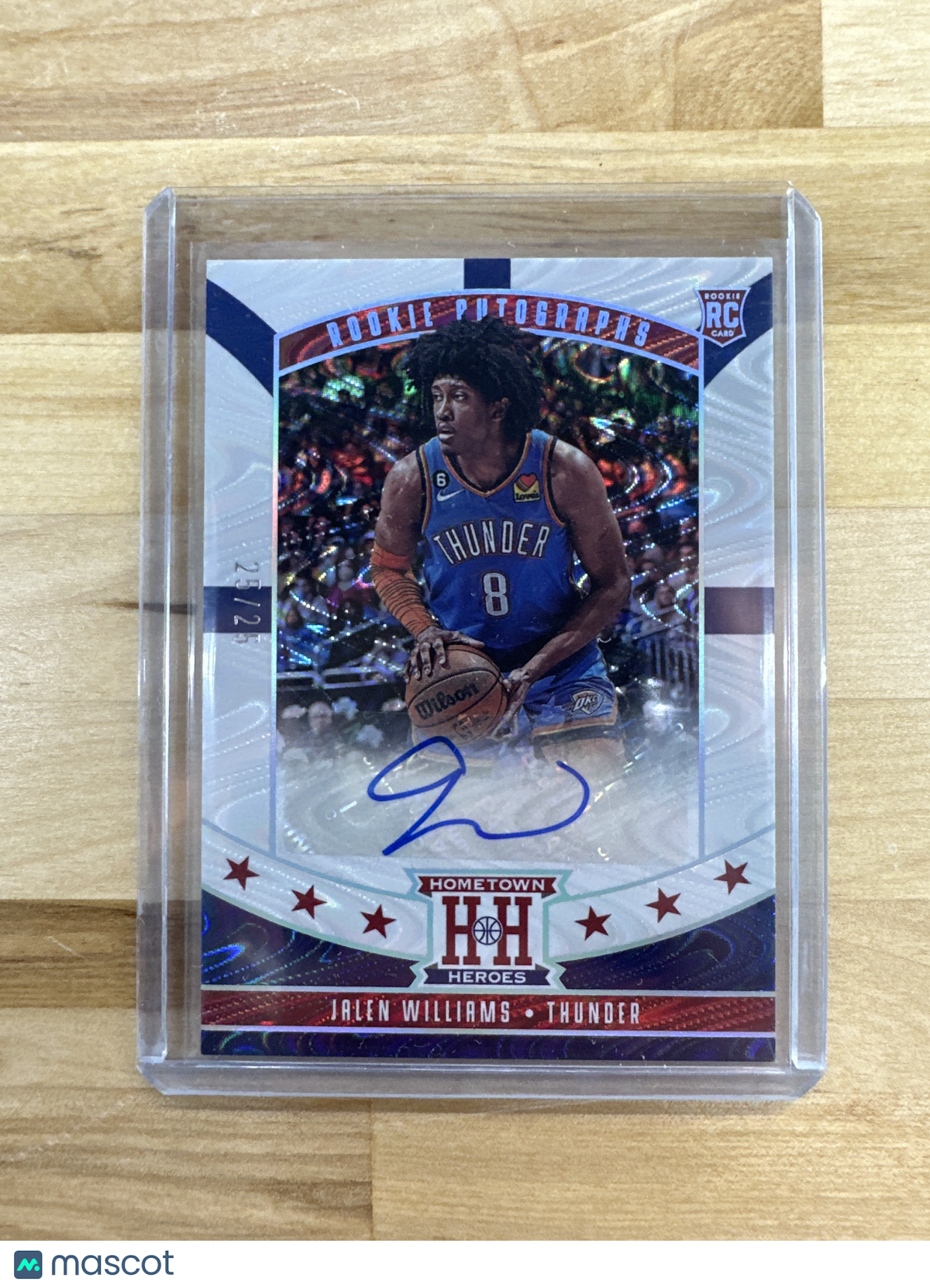 2022-23 Chronicles Jalen Williams Auto /25 Swirl