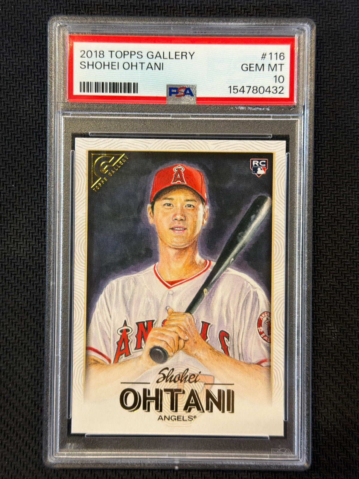 2018 Topps Gallery Shohei Ohtani #116 PSA 10 432