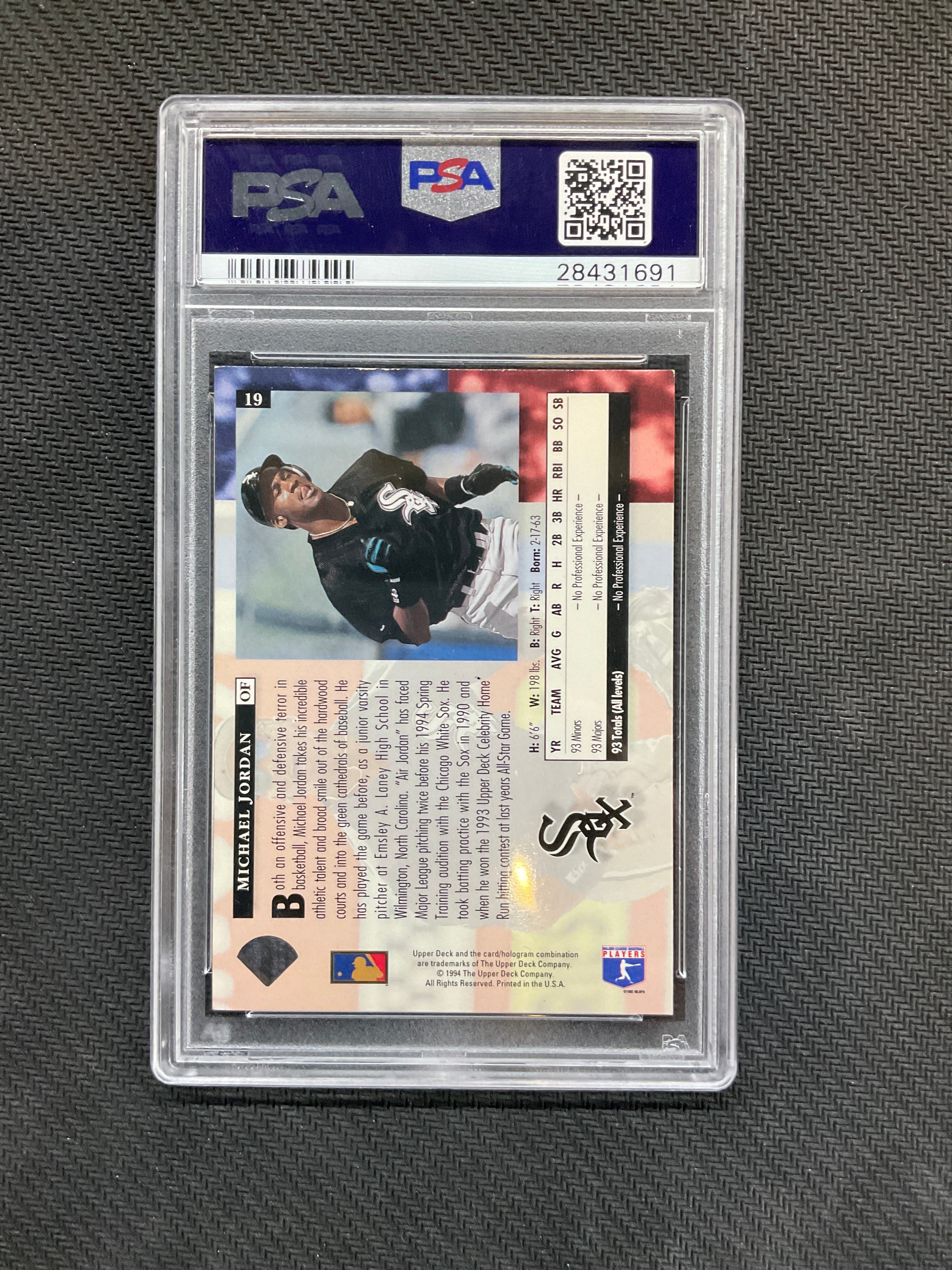 1994 Upper Deck Michael Jordan #19 PSA 7 691