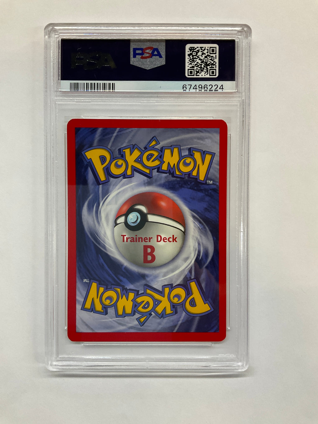 1999 Pokemon Trainer Deck B Squirtle 63 PSA 10